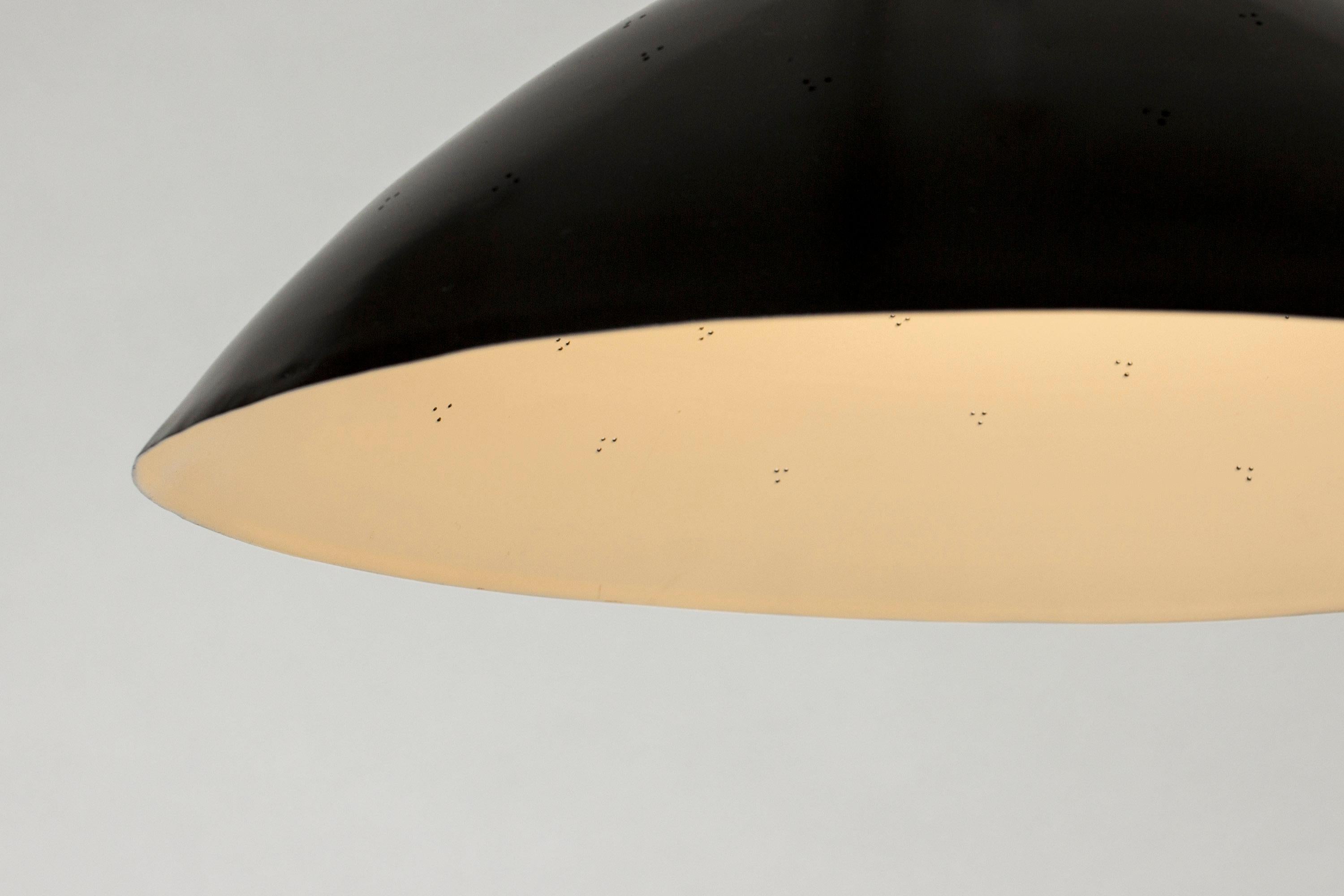 Lacquered Ceiling Lamp by Lisa Johansson-Pape for Orno, Finland, 1950s