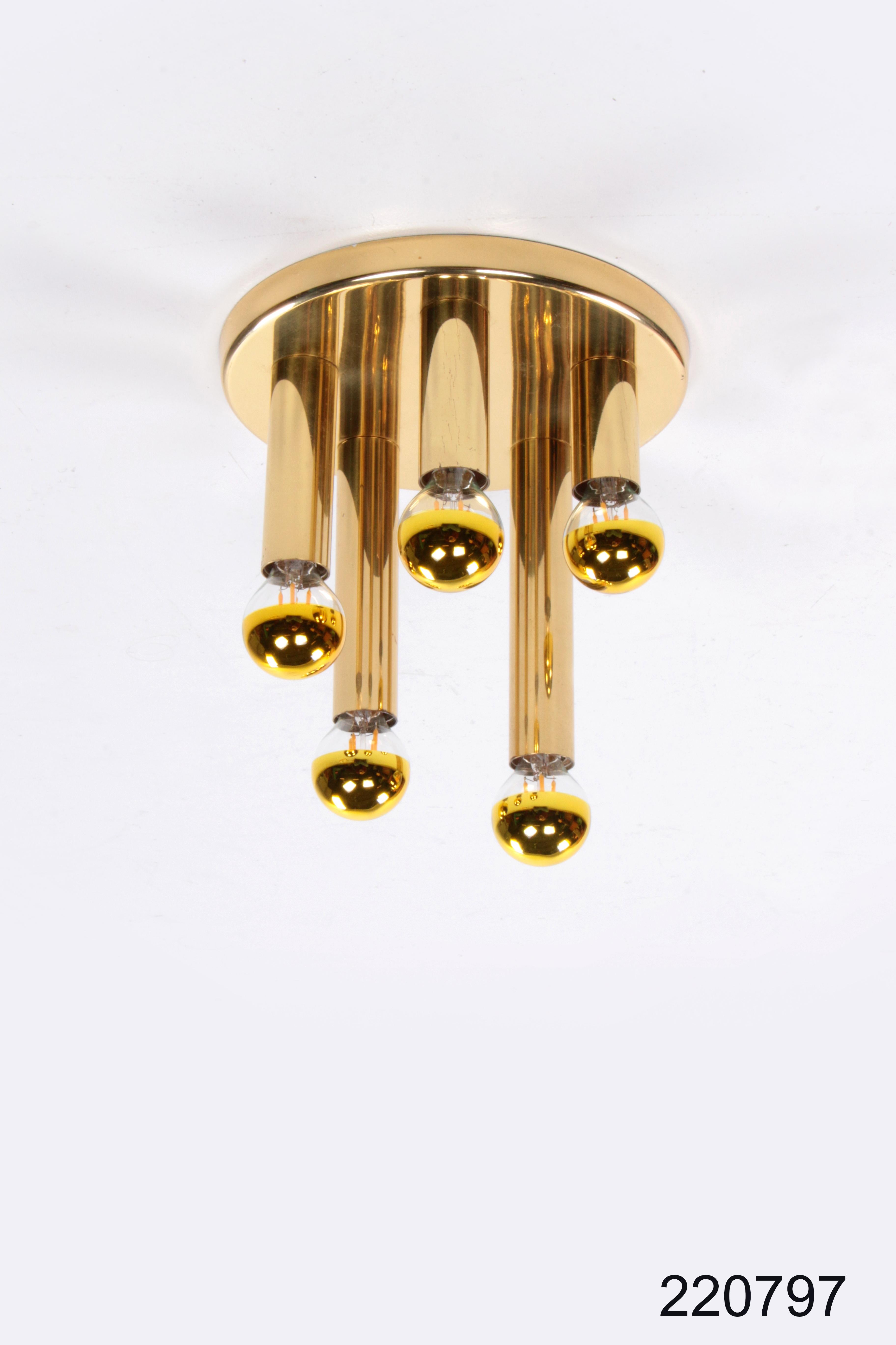 Ceiling lamp by Sciolari made by Boulanger, 1970 Belgium For Sale 4
