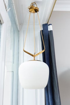 Ceiling Lamp by Stilnovo, Italy, circa 1950