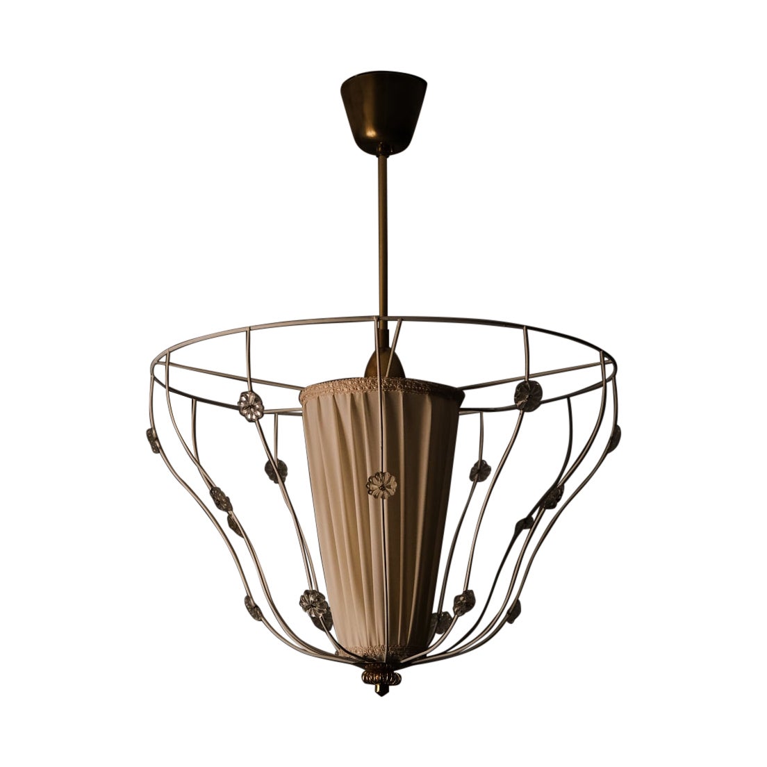 Ceiling lamp by unknown designer, Sweden, 1950s