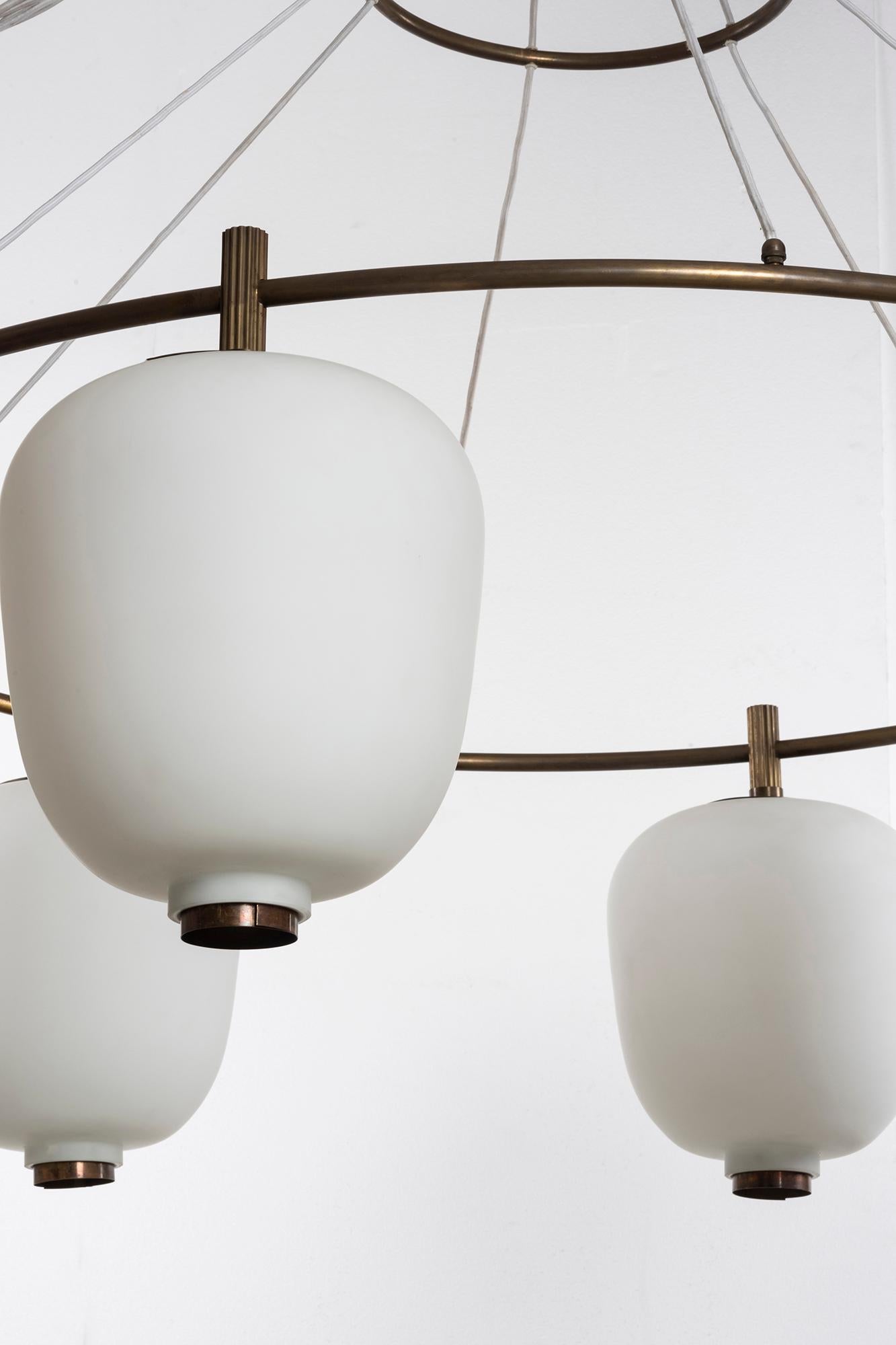 Ceiling Lamp by Vilhelm Lauritzen In Fair Condition For Sale In Milano, Lombardia