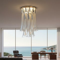 Ceiling lamp Calle/Lily by Ettore Fantasia and Gino Poli for Sothis, Italy 1970s