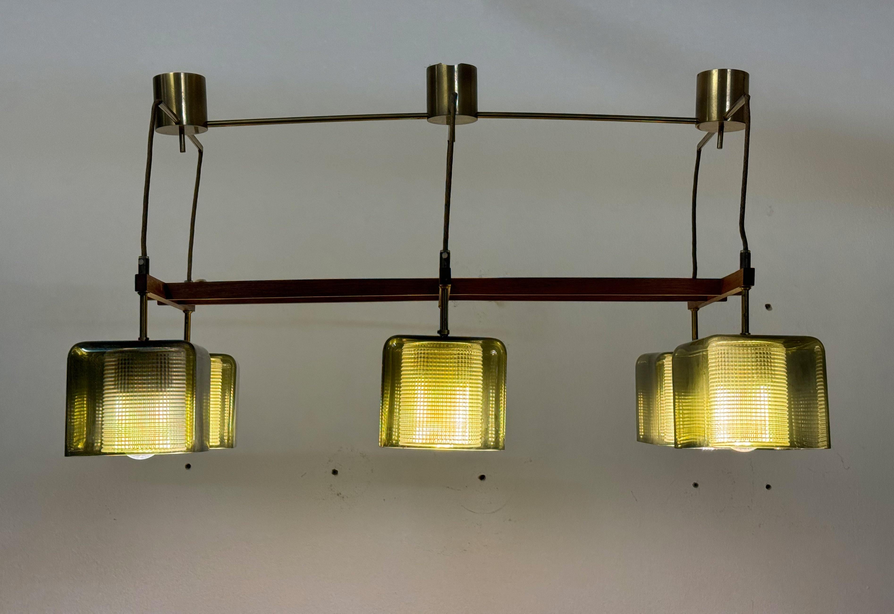 Lampadario a soffitto con Greene & Greene di Carl Fagerlund per Orrefors in vendita 8