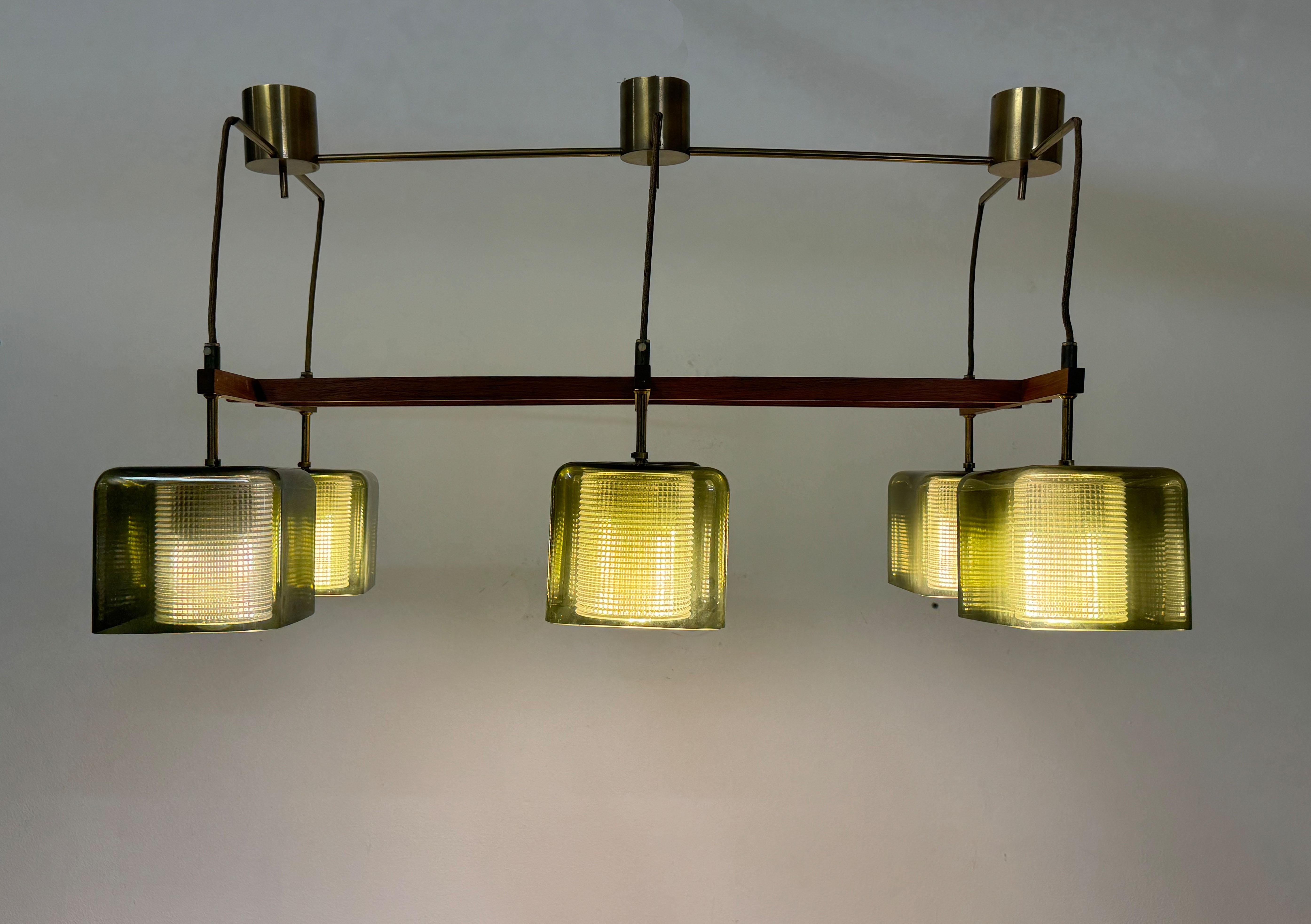 Lampadario a soffitto con Greene & Greene di Carl Fagerlund per Orrefors in vendita 9