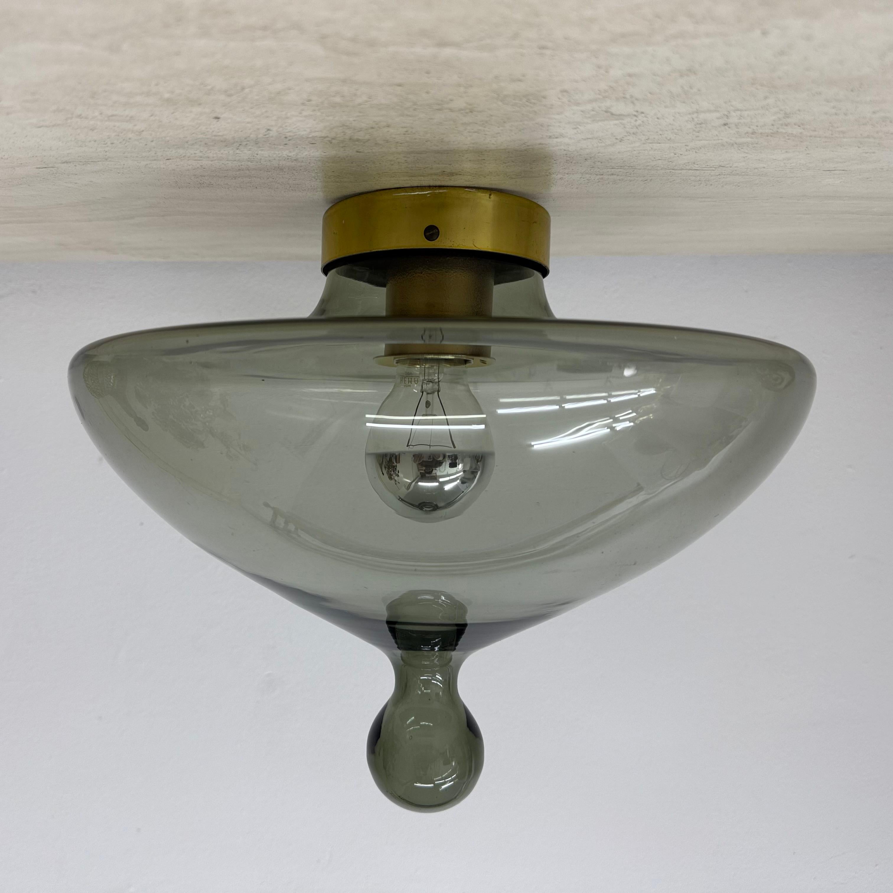 Dutch Ceiling Lamp “Chaparral” by Raak, The Netherlands 1960s For Sale