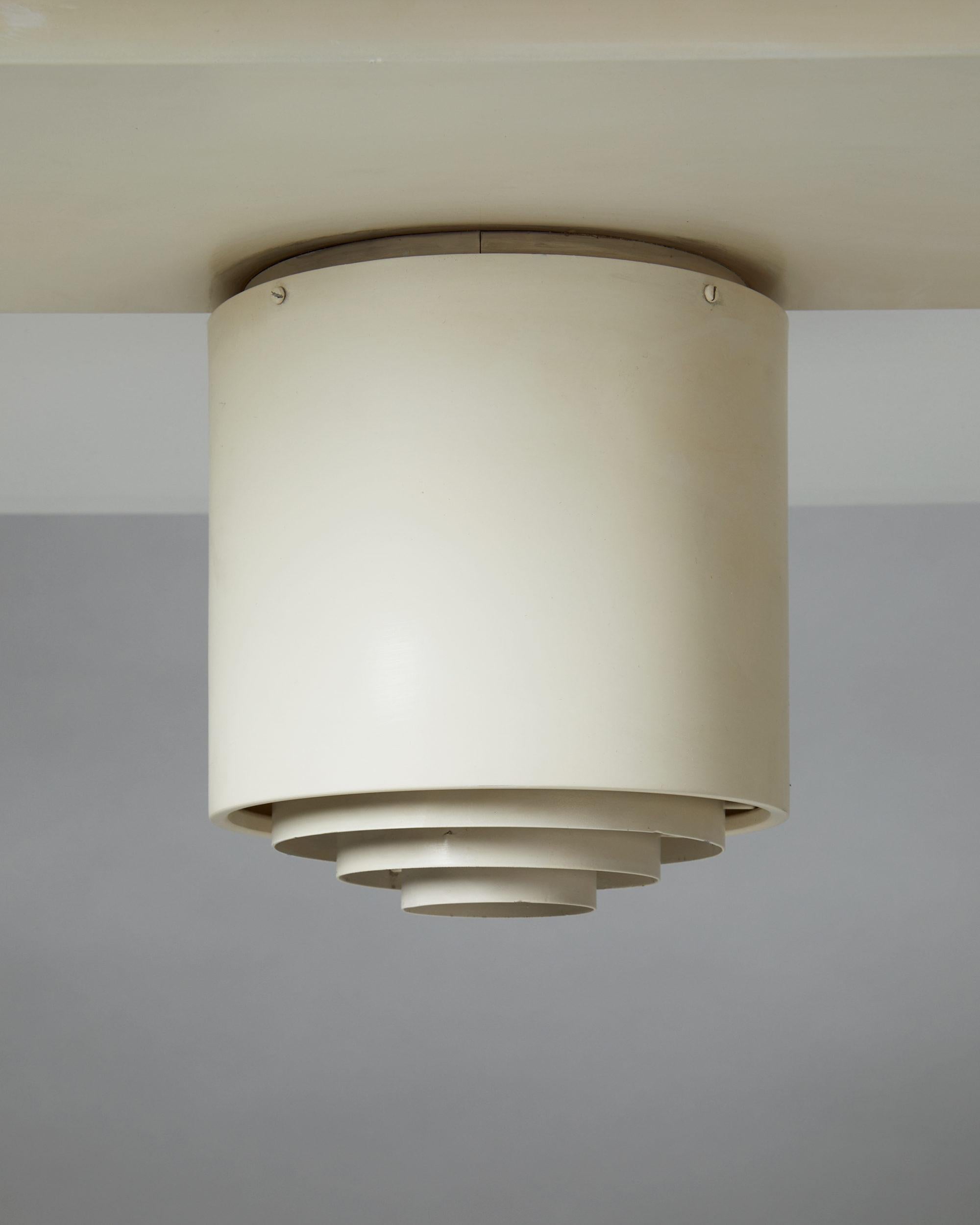 Ceiling Lamp Designed by Alvar Aalto for Idman, Finland, 1950s In Good Condition For Sale In Stockholm, SE