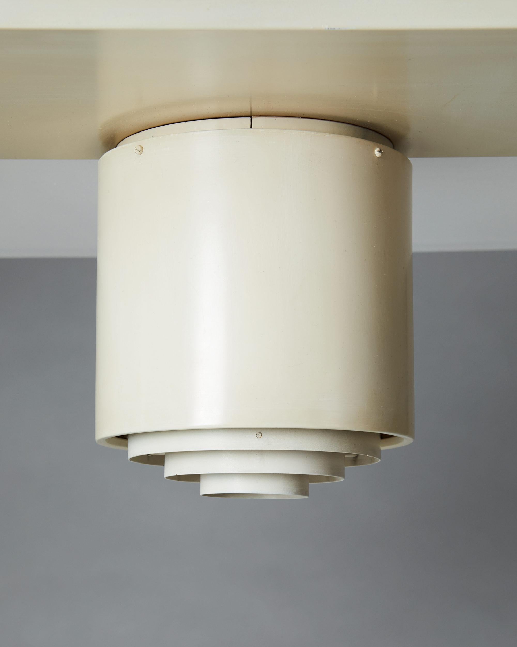 Mid-20th Century Ceiling Lamp Designed by Alvar Aalto for Idman, Finland, 1950s