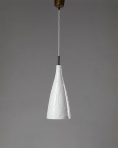 Ceiling Lamp Designed by Carl-Harry Stålhane for Rörstrand, Sweden, 1954
