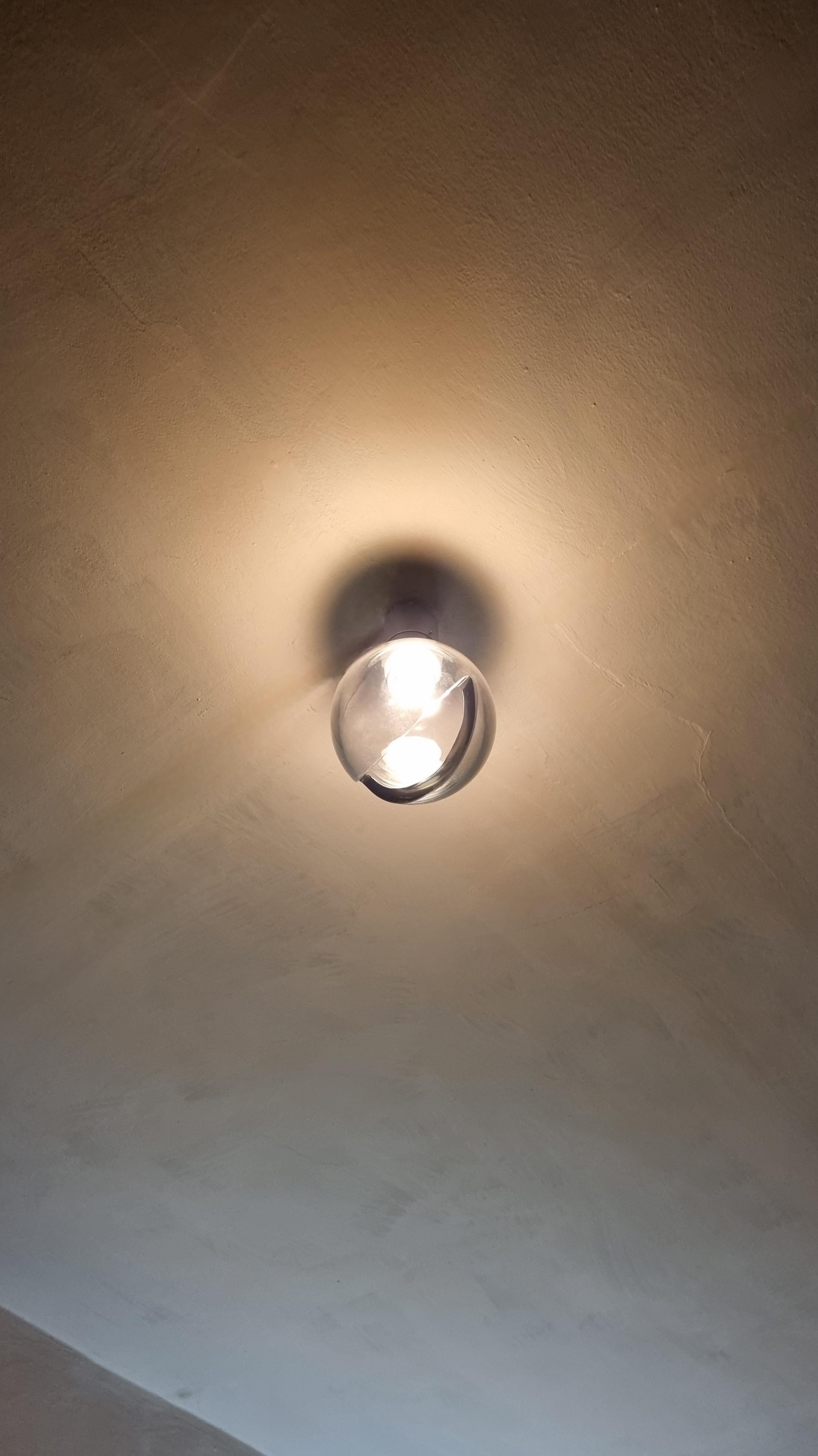 Mid-Century Modern Plafonnier conçu par Flavio Poli pour Seguso 1960s en vente