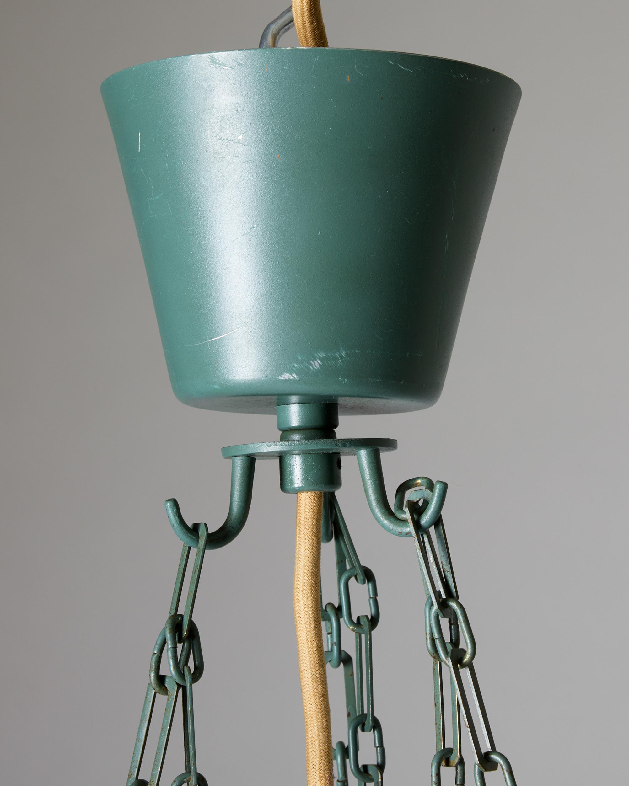 Ceiling Lamp Designed by Gunnar Asplund, Sweden, 1950s For Sale 2