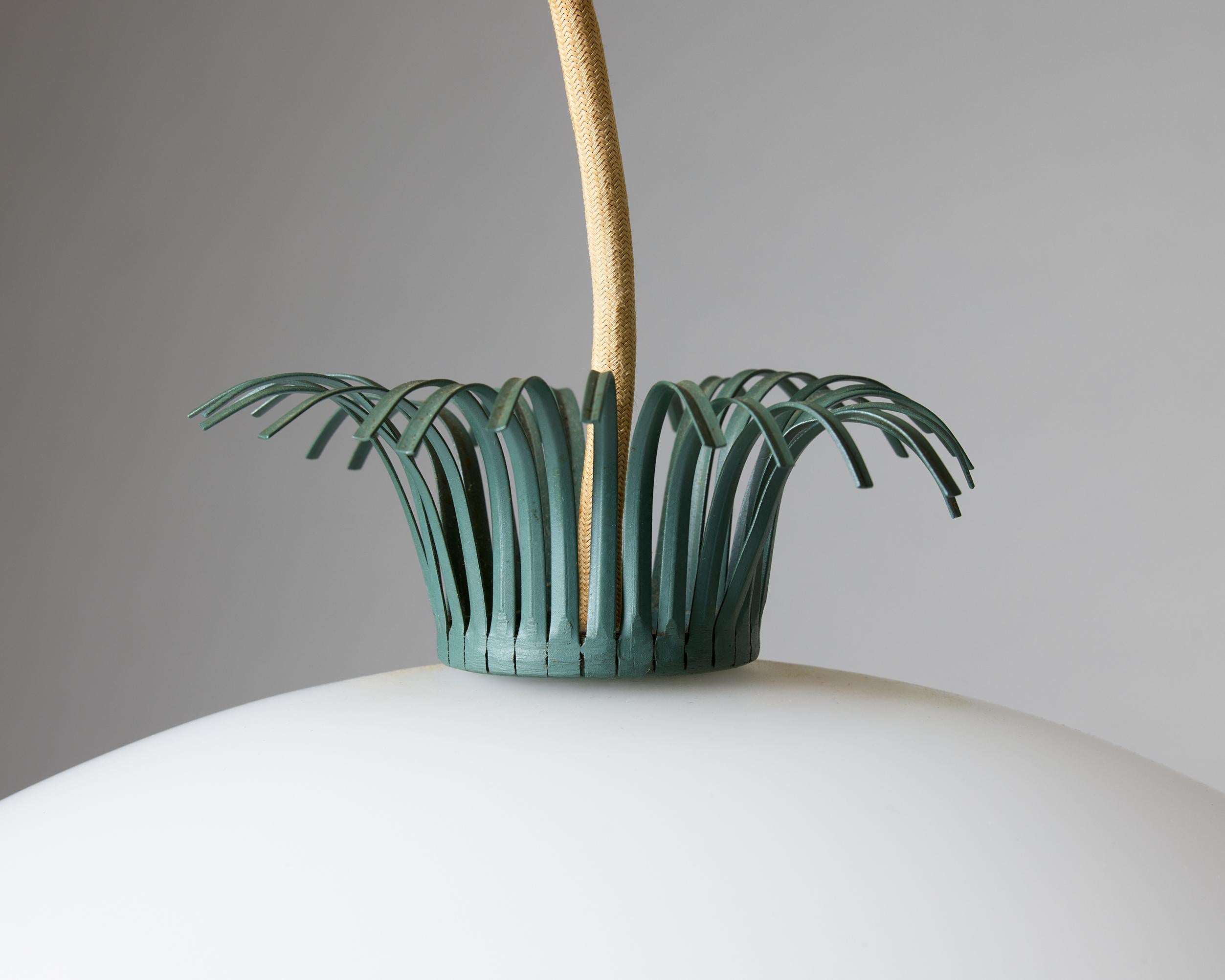 Mid-20th Century Ceiling Lamp Designed by Gunnar Asplund, Sweden, 1950s For Sale