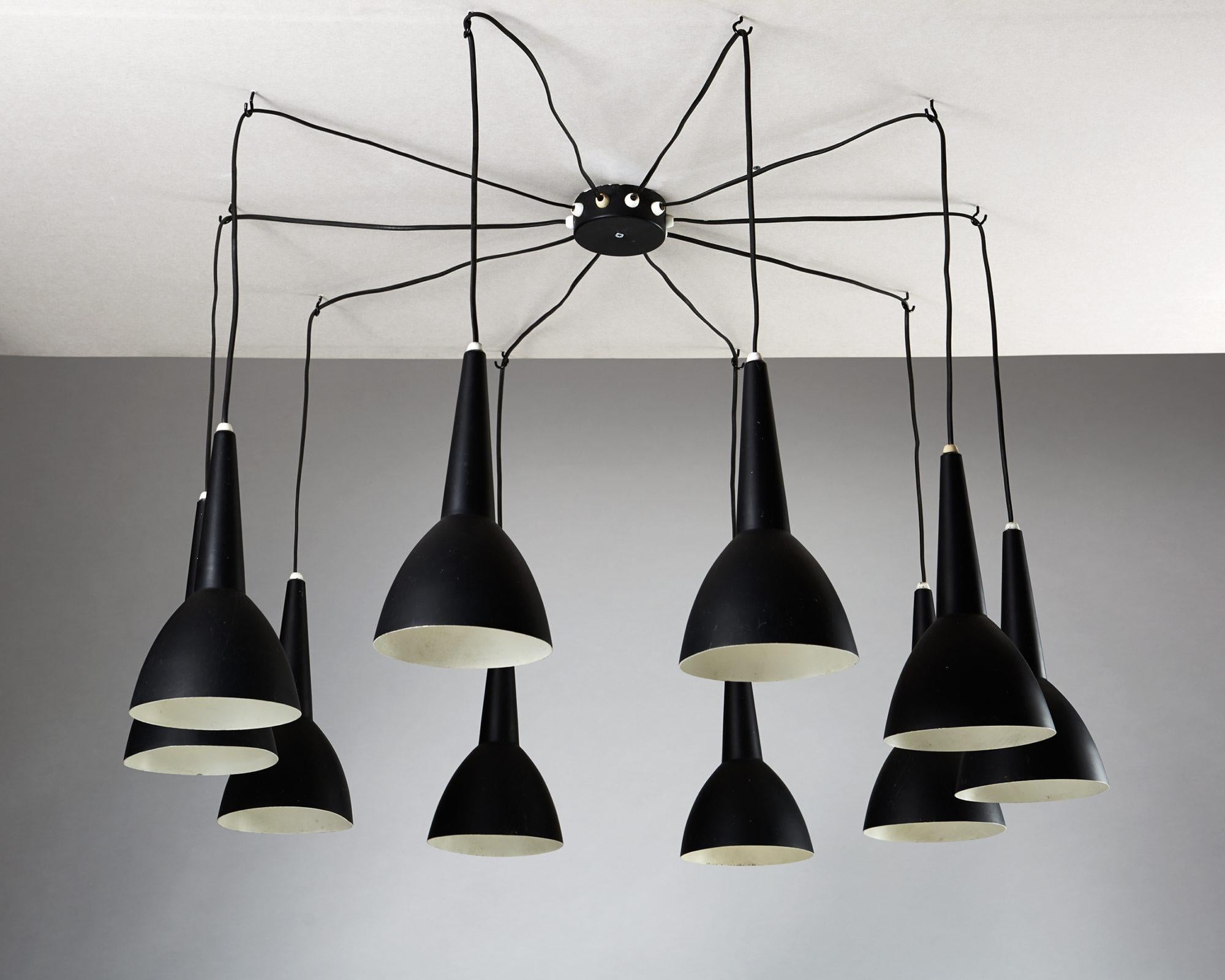 Swedish Ceiling Lamp Designed by Hans-Agne Jakobsson, Sweden, 1950s