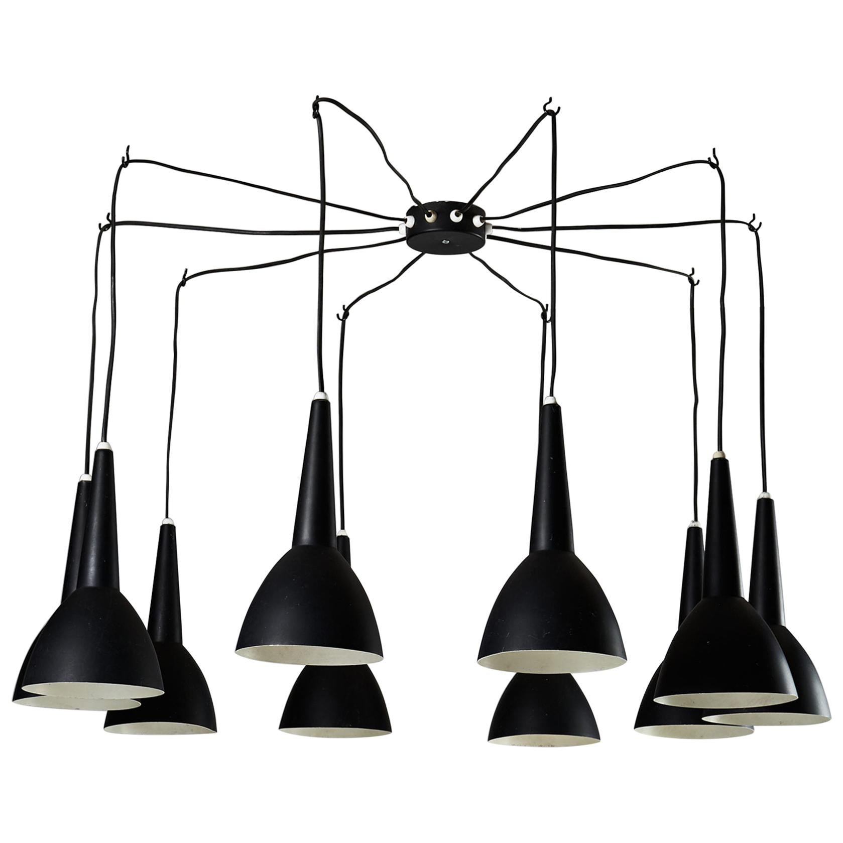 Ceiling Lamp Designed by Hans-Agne Jakobsson, Sweden, 1950s