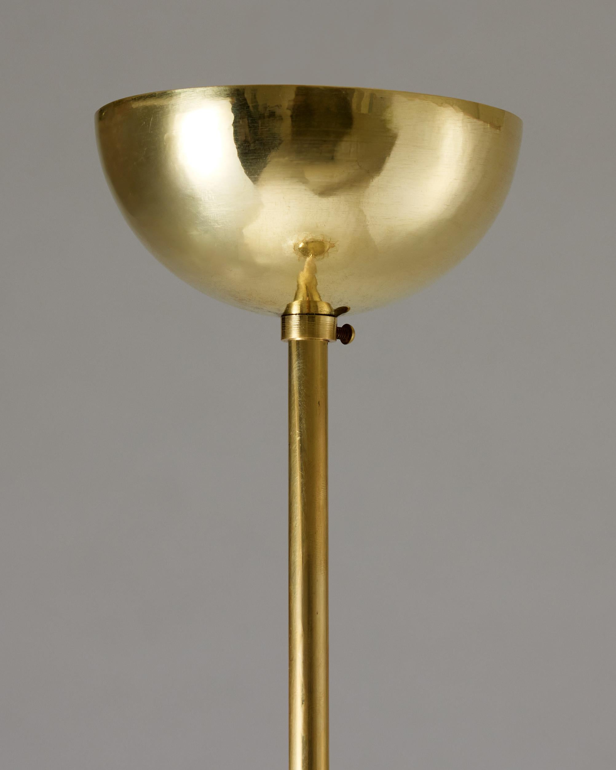 Ceiling lamp designed by Harald Notini for Böhlmarks, Sweden, 1930s 4