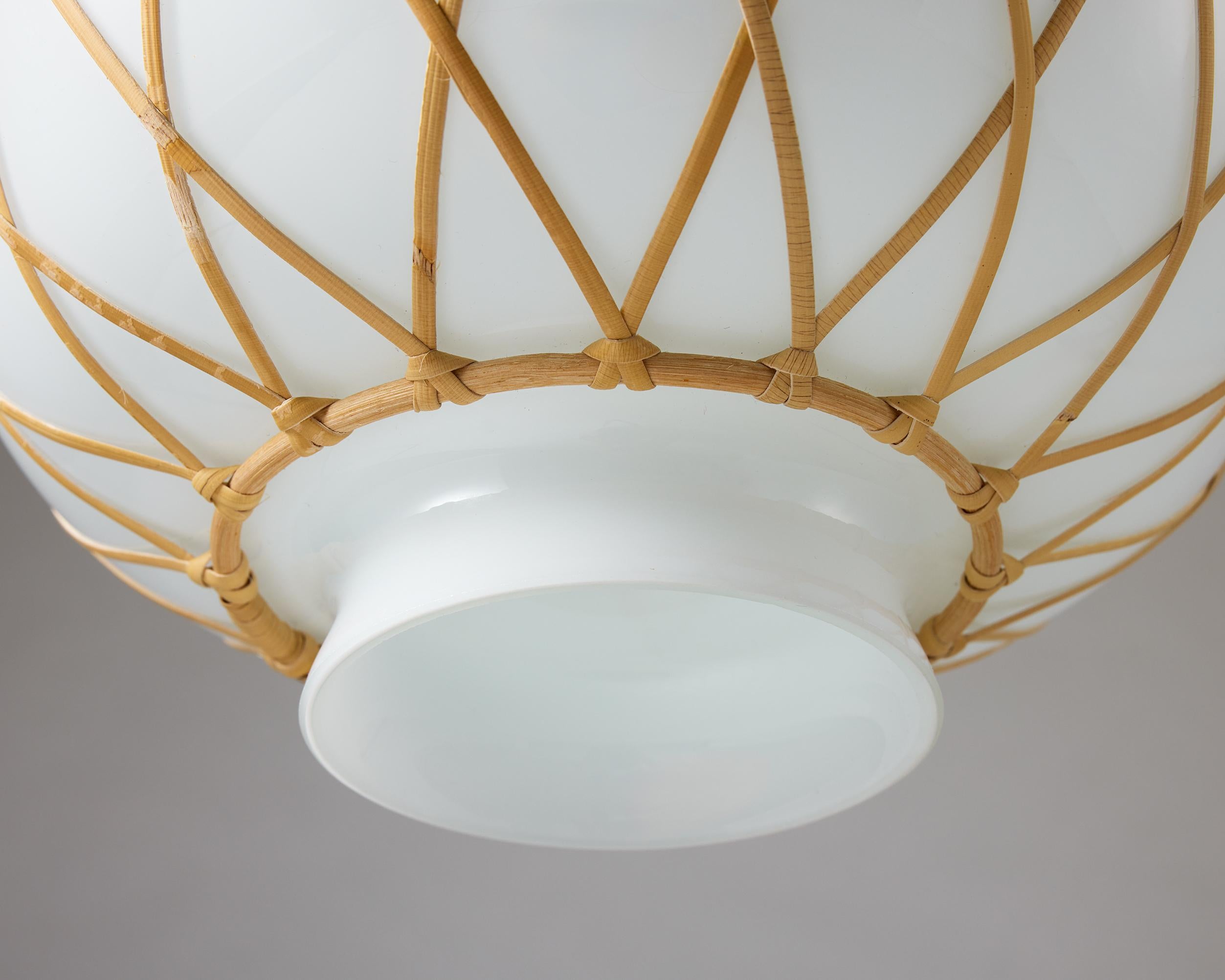 Ceiling lamp designed by Harald Notini for Böhlmarks, Sweden, 1930s 1