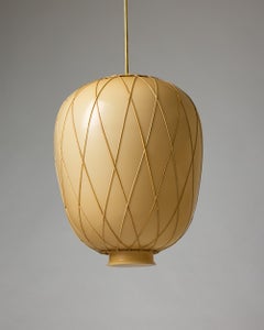 Ceiling lamp designed by Harald Notini for Böhlmarks Sweden, 1940s