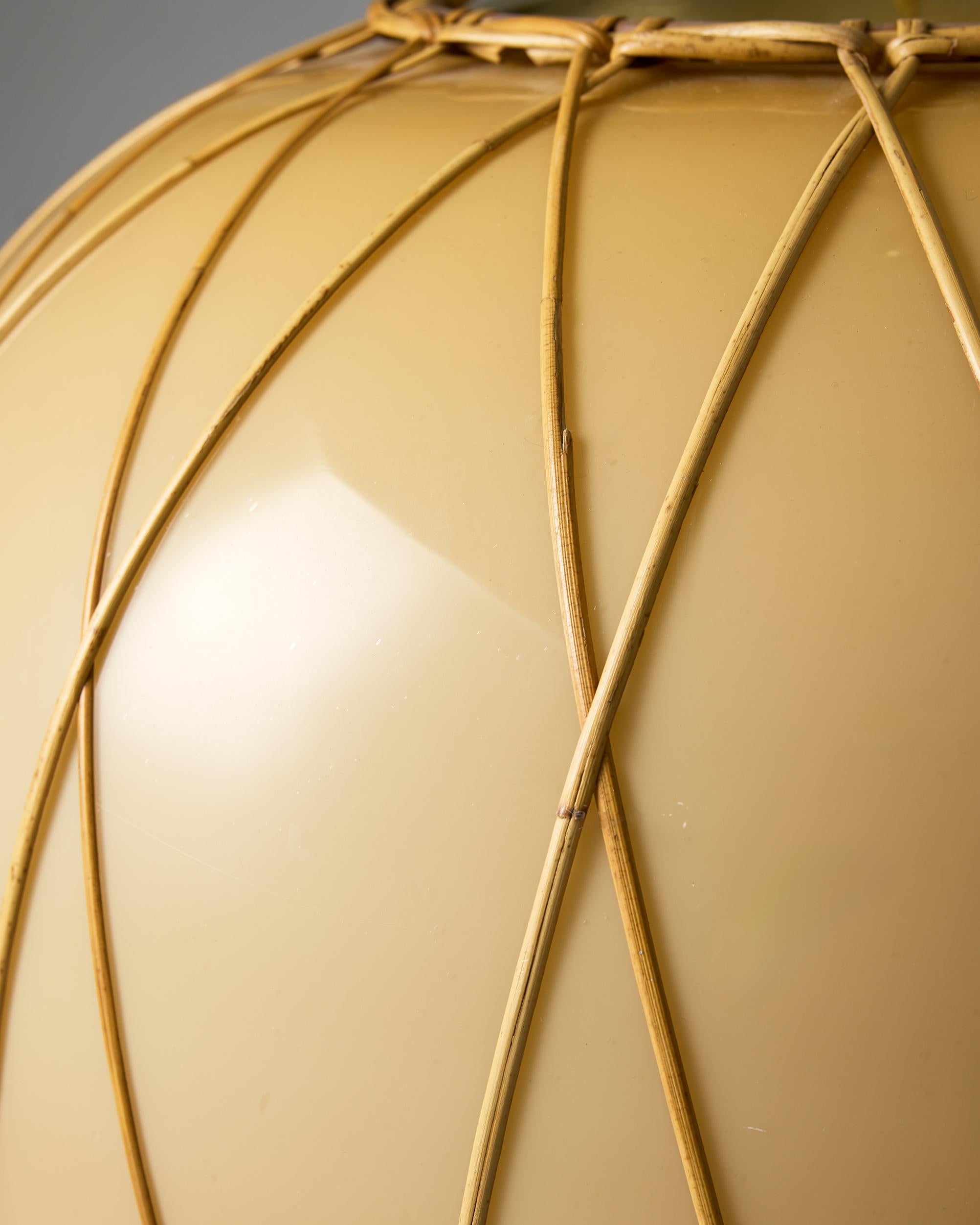 Ceiling lamp designed by Harald Notini for Böhlmarks Sweden, 1940s In Good Condition In Stockholm, SE