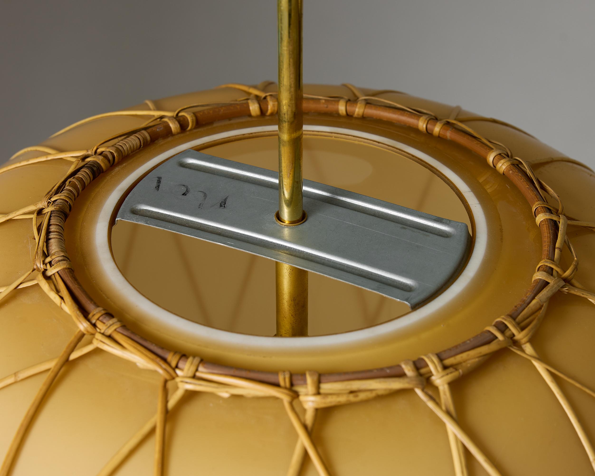 Ceiling lamp designed by Harald Notini for Böhlmarks Sweden, 1940s 2