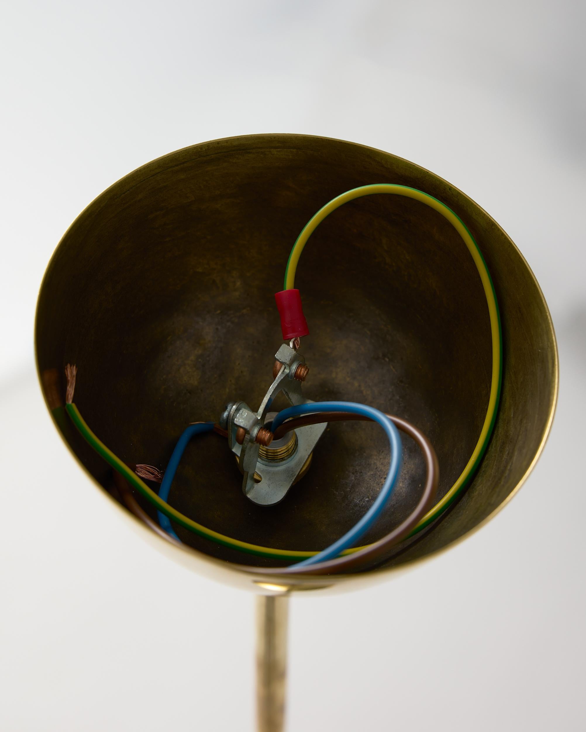 Ceiling lamp designed by Harald Notini for Böhlmarks Sweden, 1940s 3