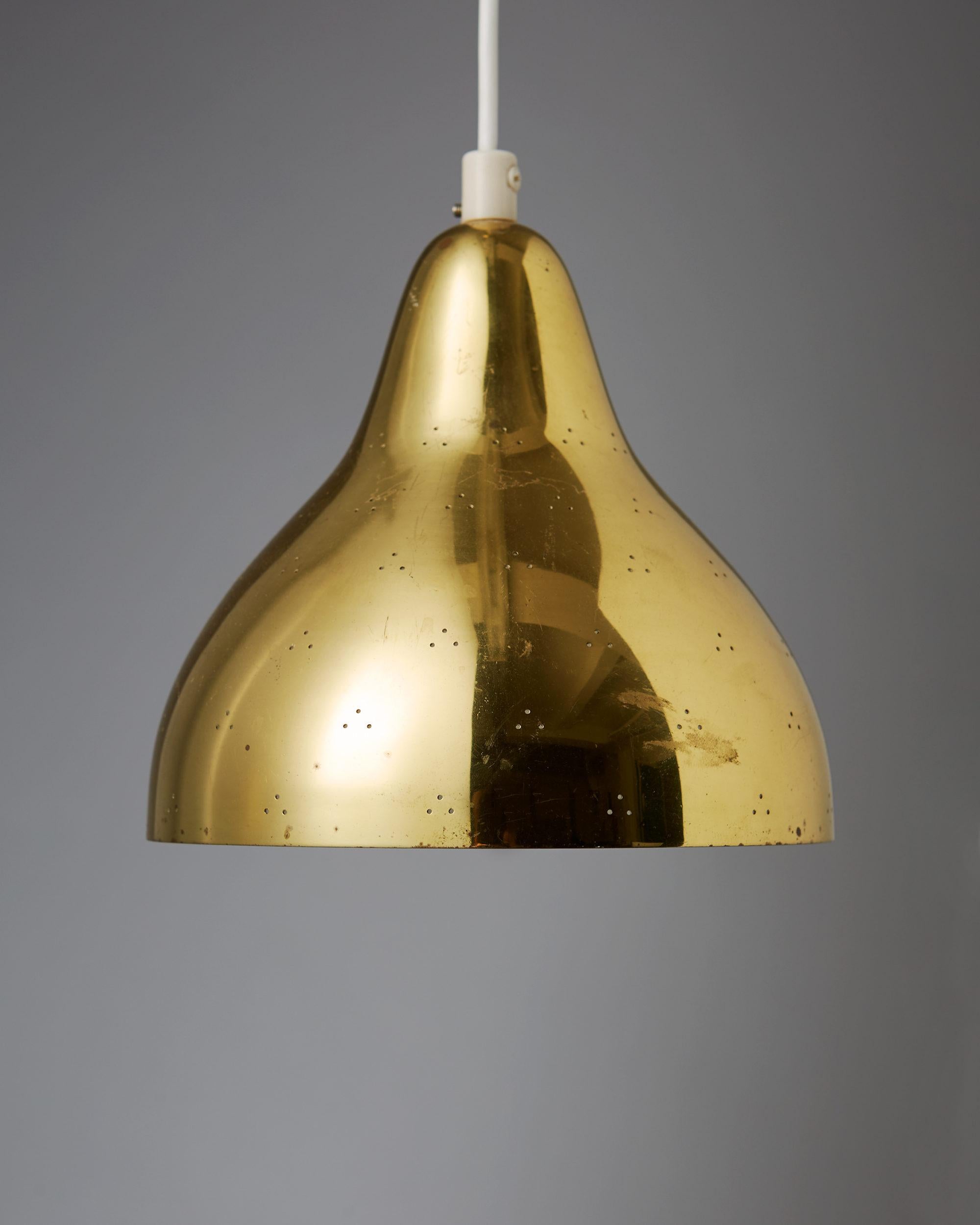Scandinavian Modern Ceiling Lamp Designed by Lisa Johansson-Pape, Finland, 1950s