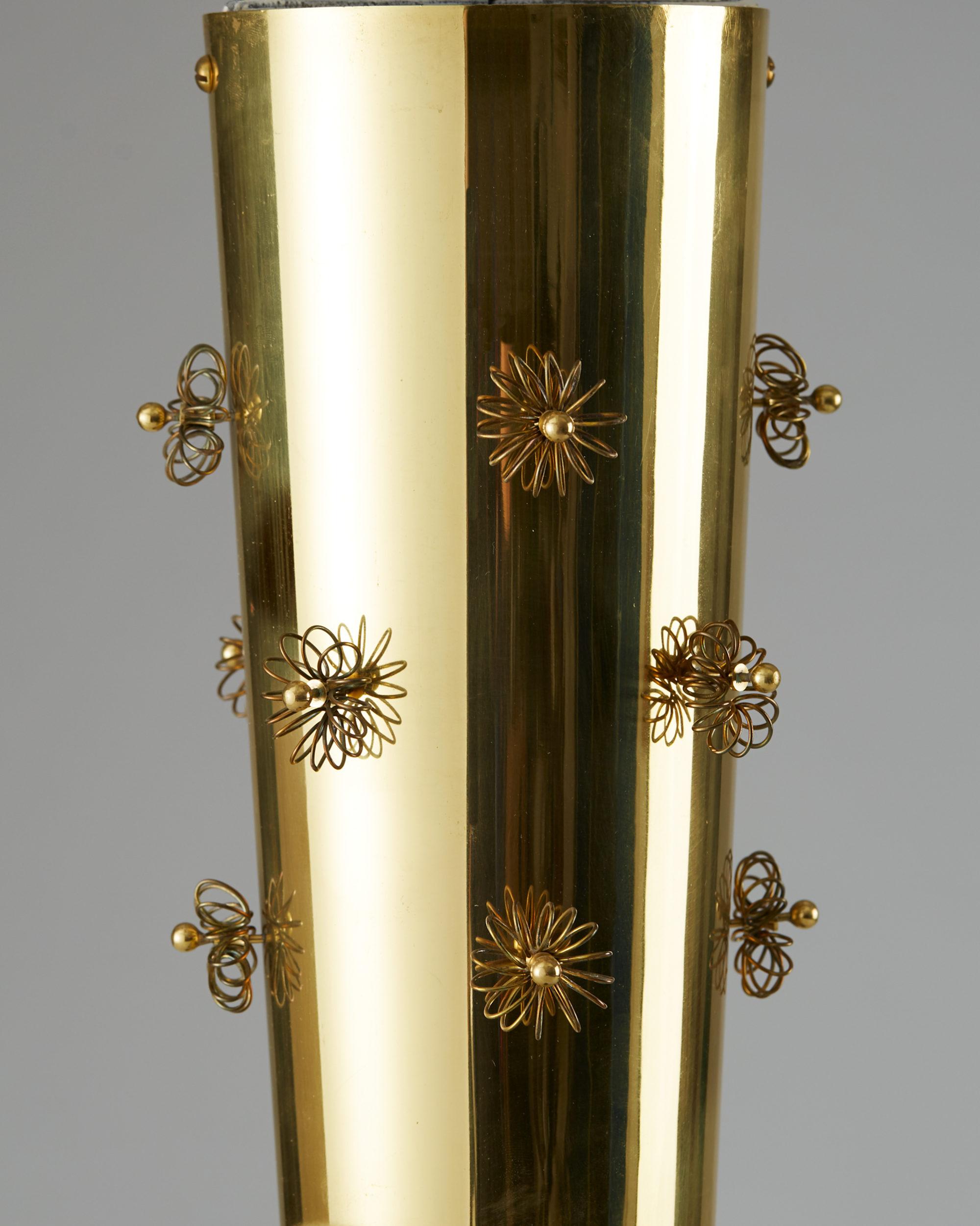 Mid-20th Century Ceiling Lamp Designed by Paavo Tynell for Taito Oy, Finland, 1950s
