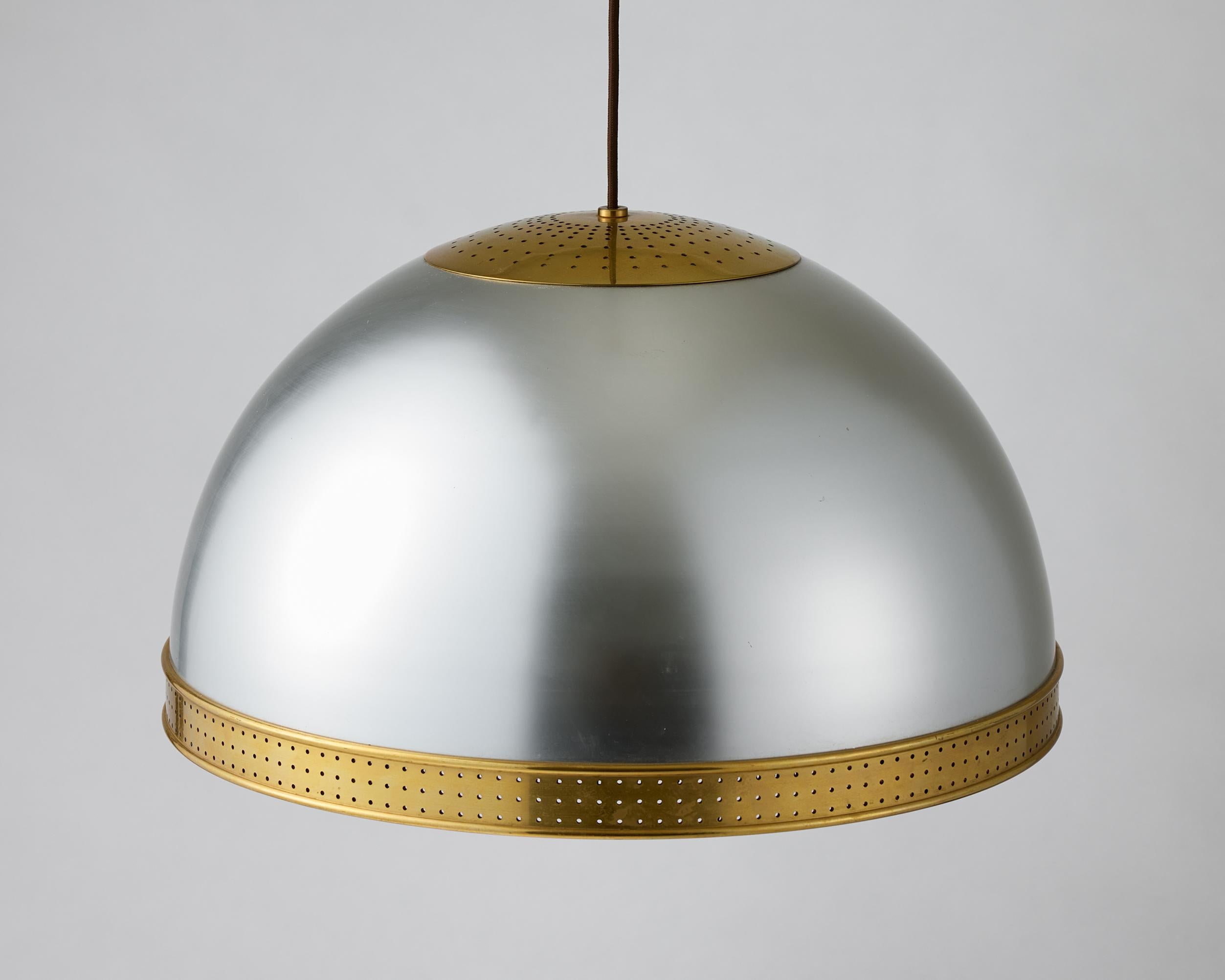 Ceiling lamp designed by Palle Suenson, Denmark, 1940s. In Good Condition For Sale In Stockholm, SE