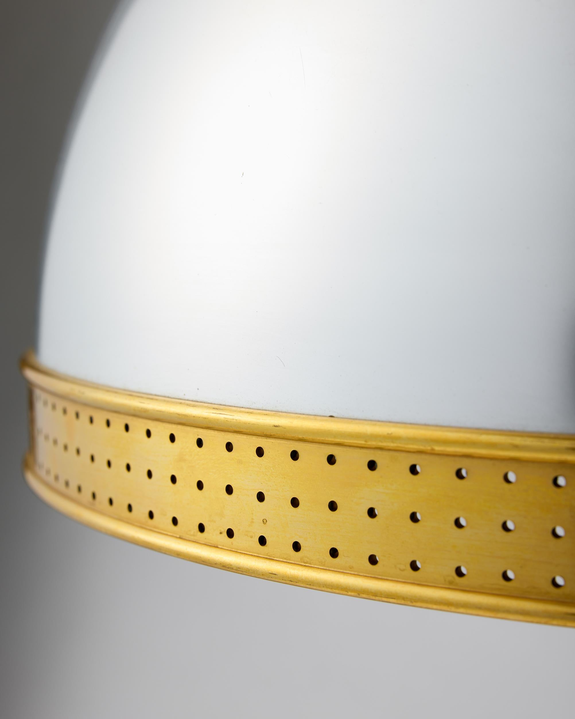 Mid-20th Century Ceiling lamp designed by Palle Suenson, Denmark, 1940s. For Sale