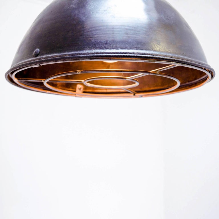 Industrial Ceiling Lamp “Filament”, France, circa 1950 For Sale