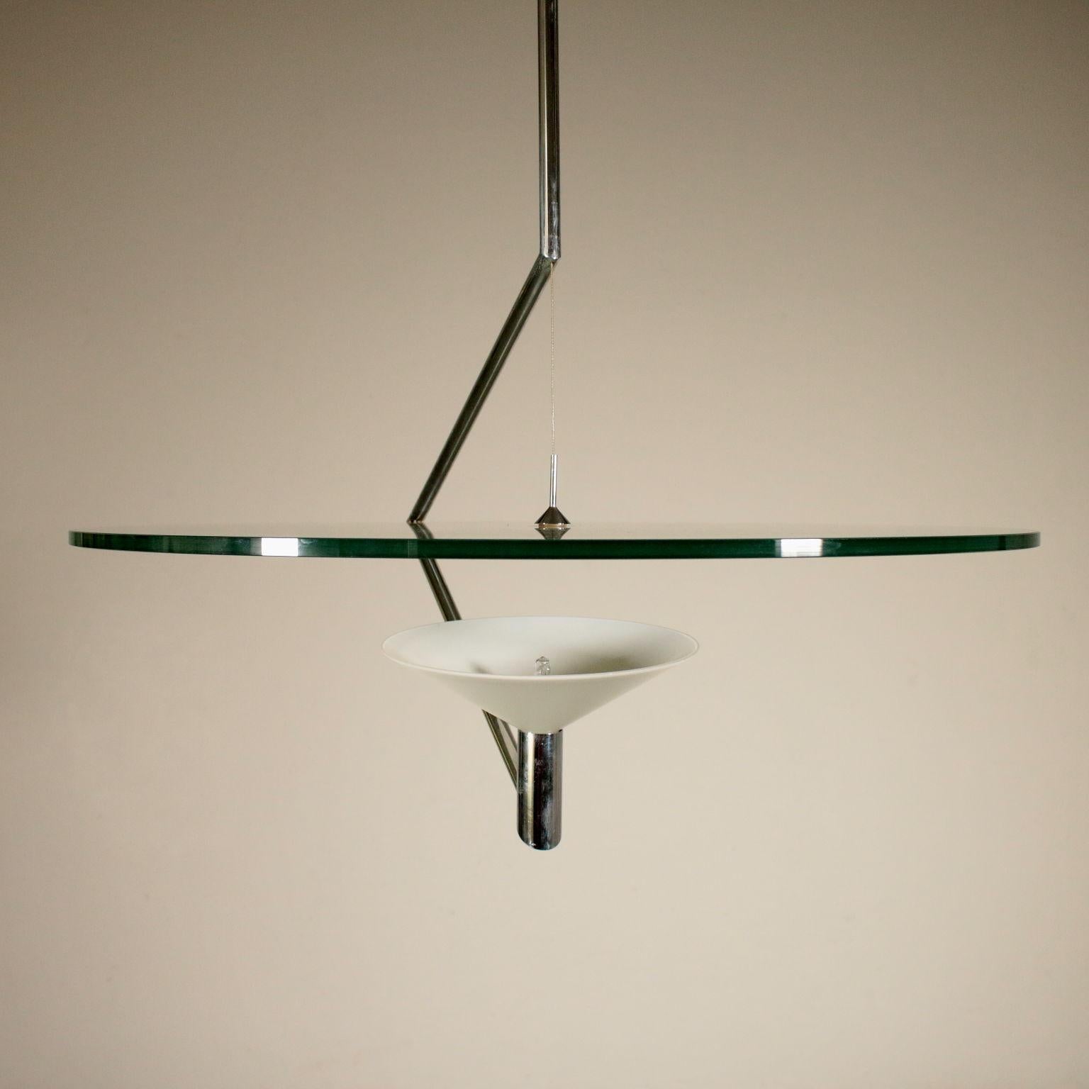 Late 20th Century Ceiling Lamp for Fontana Arte Vintage Italy 1980s
