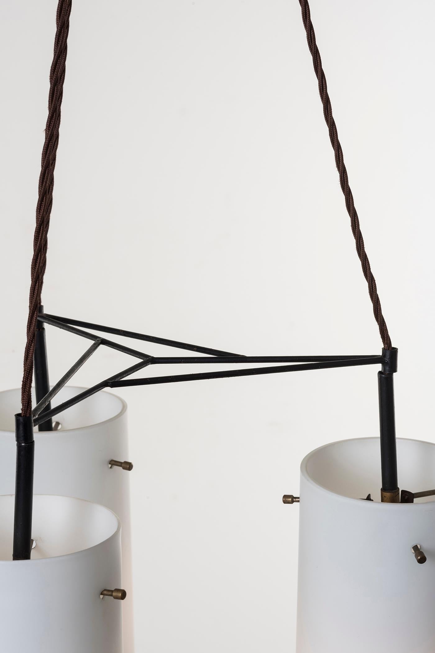 Mid-Century Modern Ceiling Lamp Stilnovo For Sale