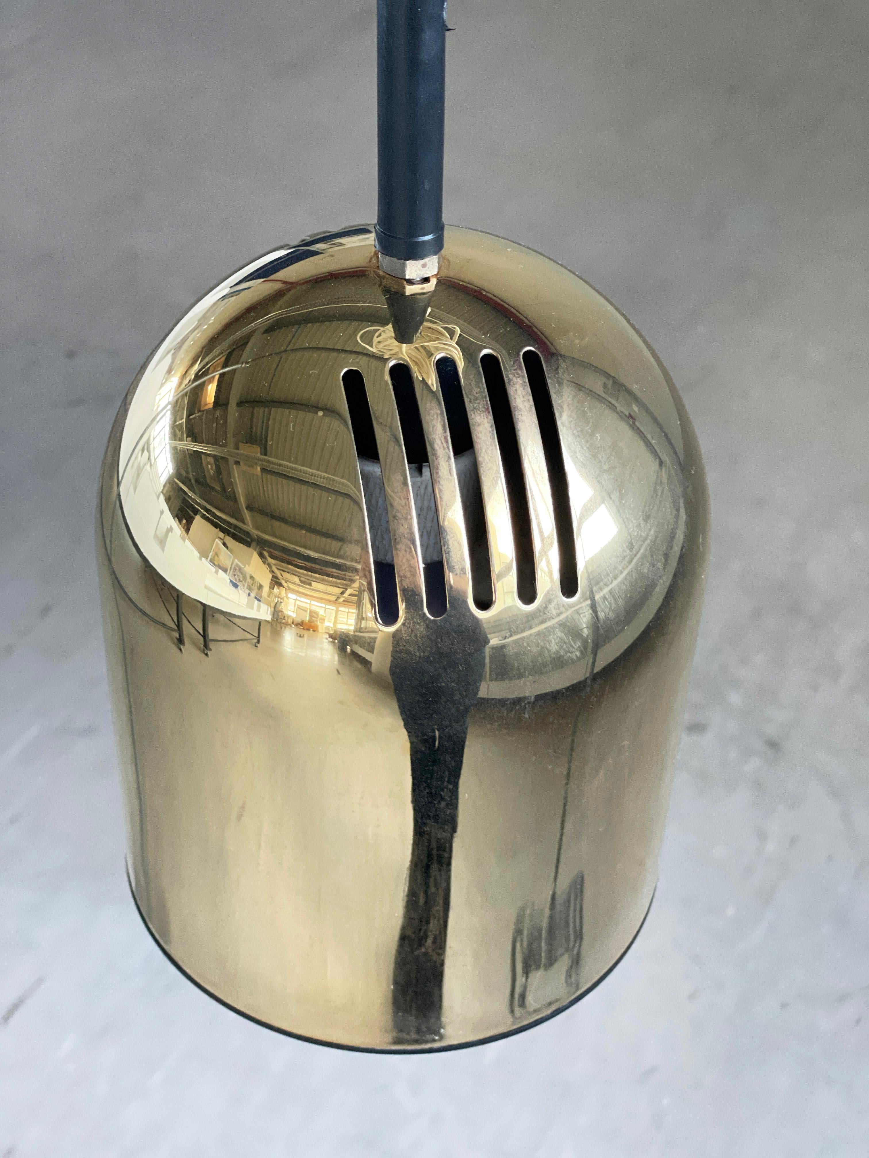 Olandese Lampada a sospensione in metallo degli anni '80 di Vrieland Design, Paesi Bassi in vendita