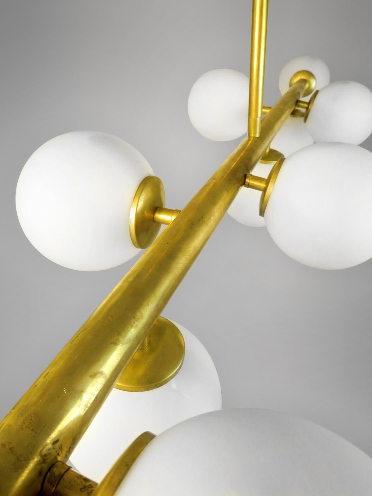 Mid-Century moderno Lampada da soffitto per Stilnovo in vendita
