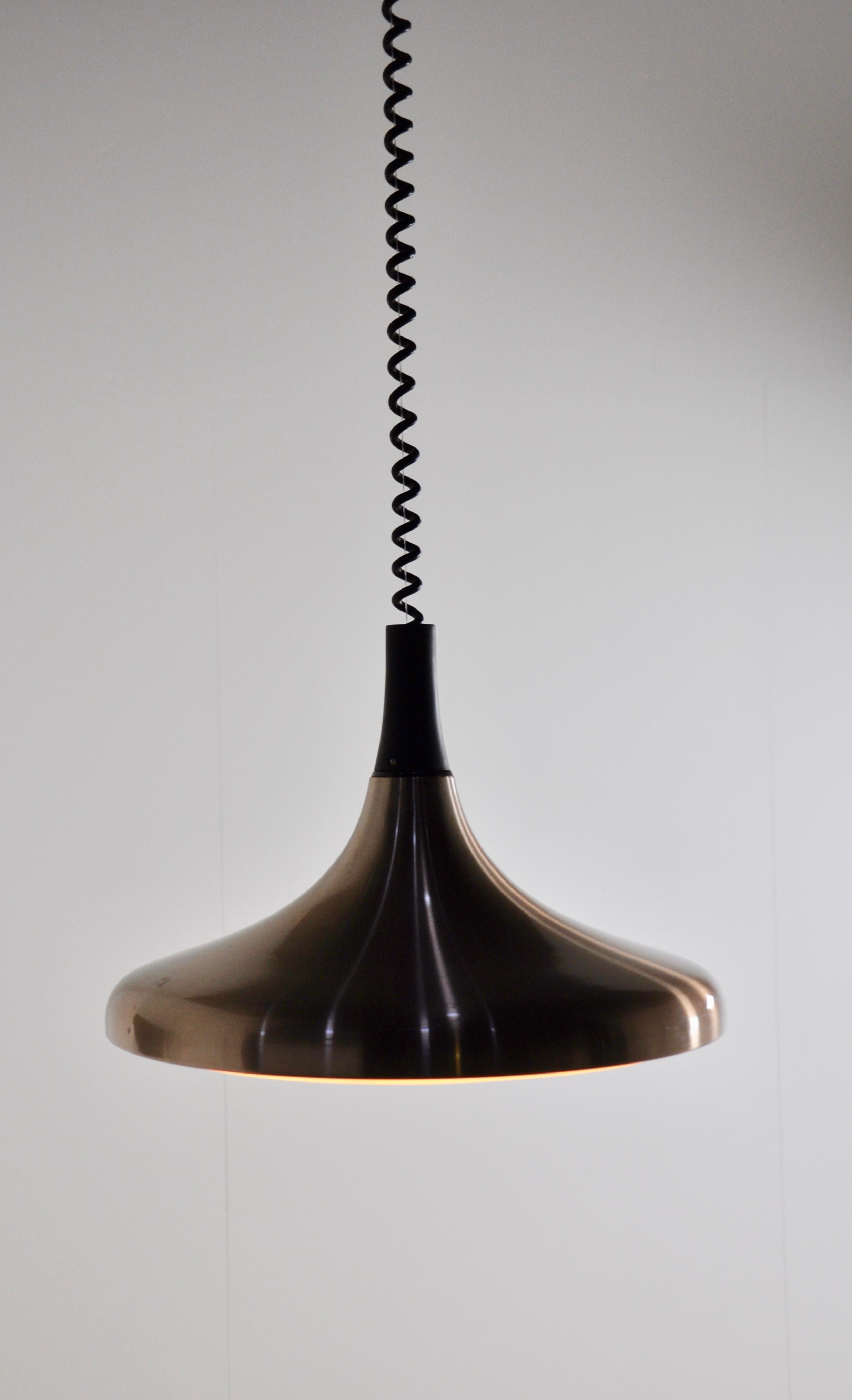 Ceiling Lamp from Erco, 1960s In Good Condition In Lasne, BE
