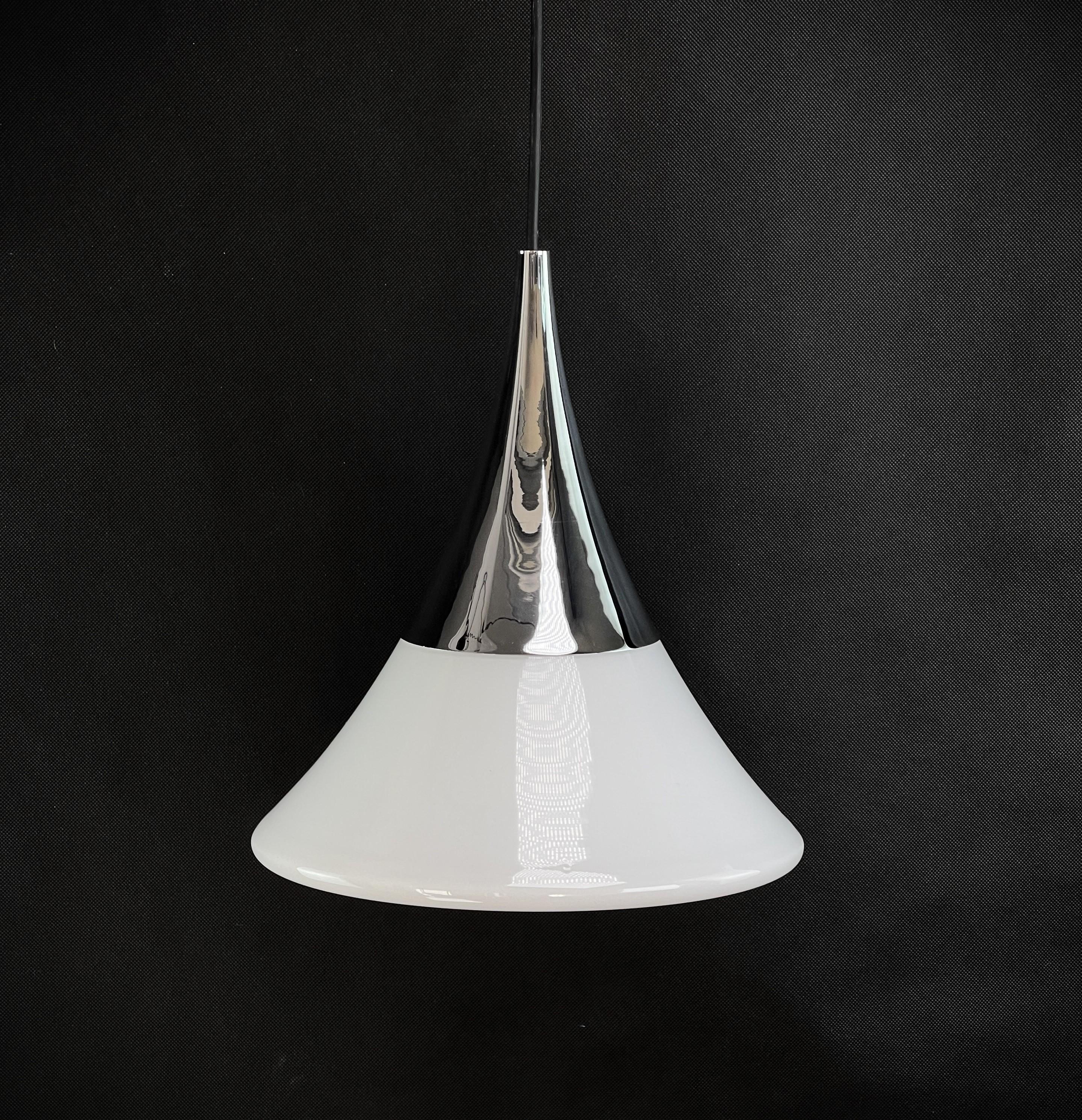 Mid-20th Century Ceiling Lamp from Glashütte Limburg, 1960s For Sale