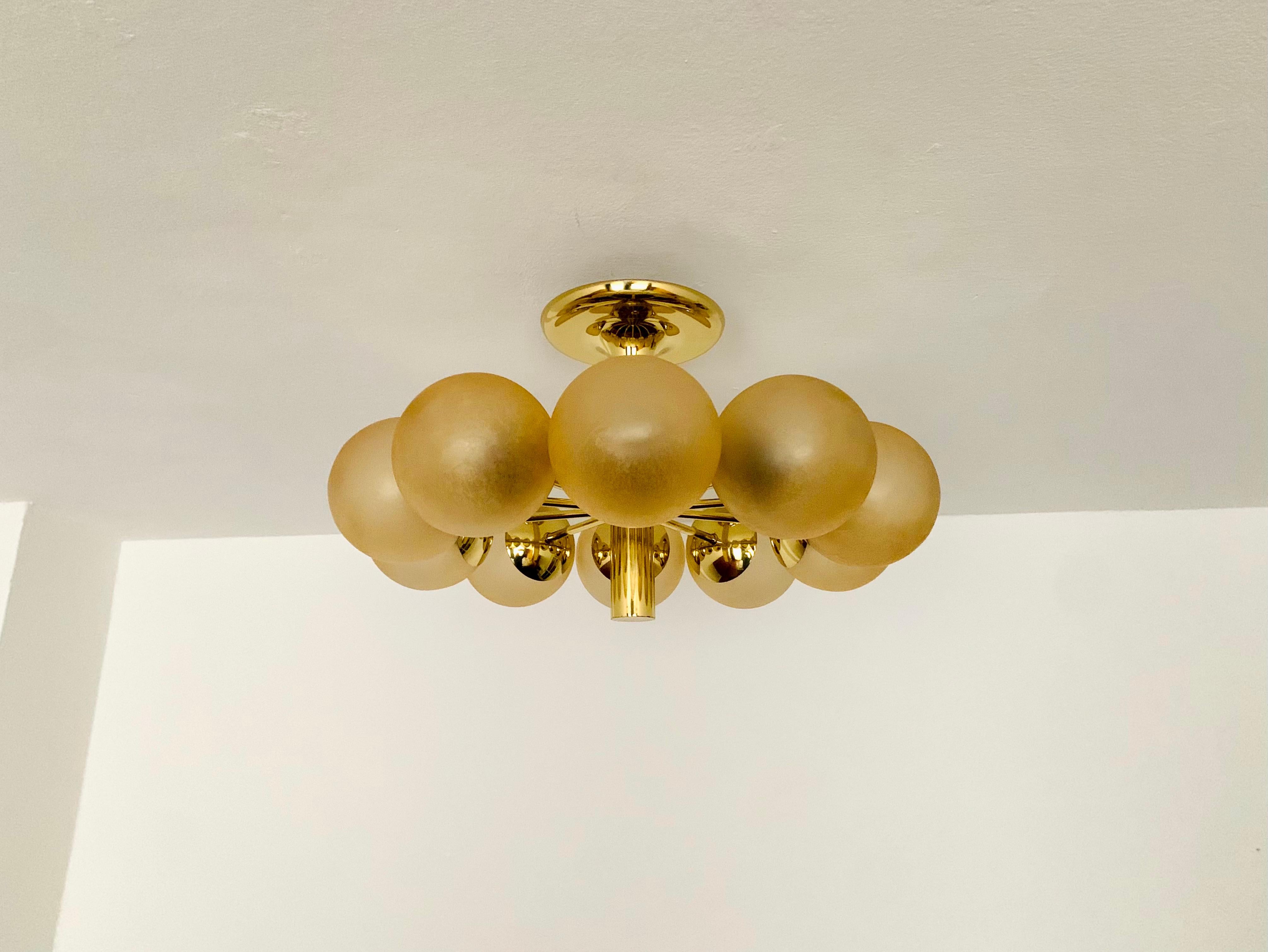 Space Age Ceiling Lamp from Kaiser Leuchten For Sale