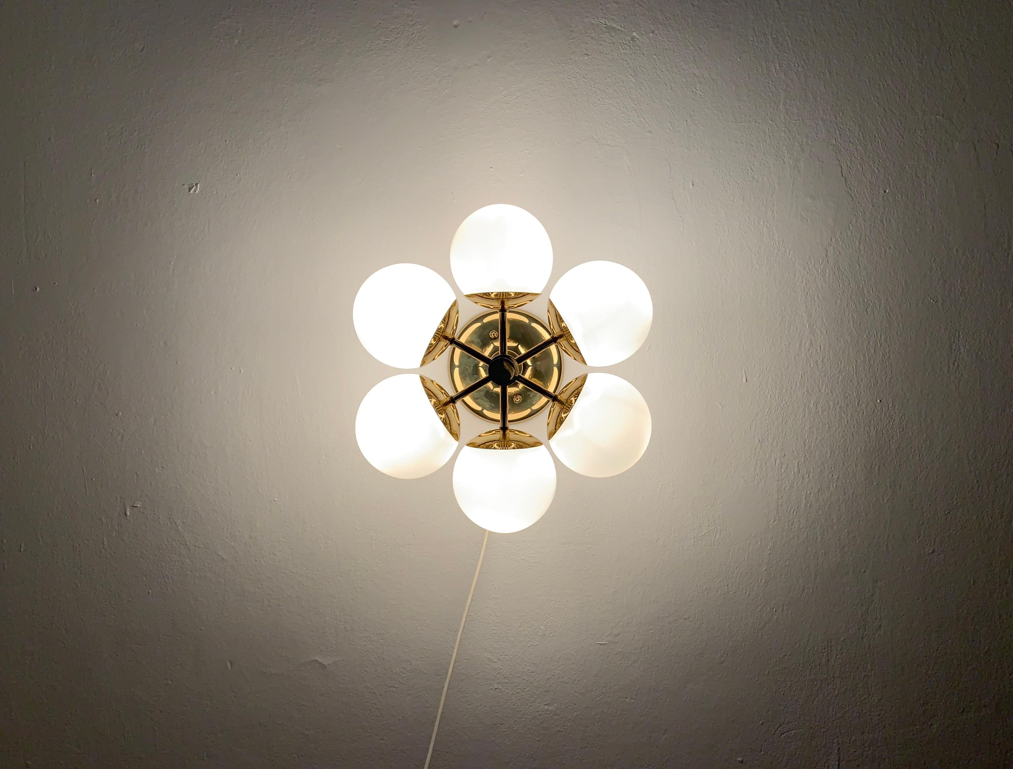 Mid-20th Century Ceiling Lamp from Kaiser Leuchten For Sale