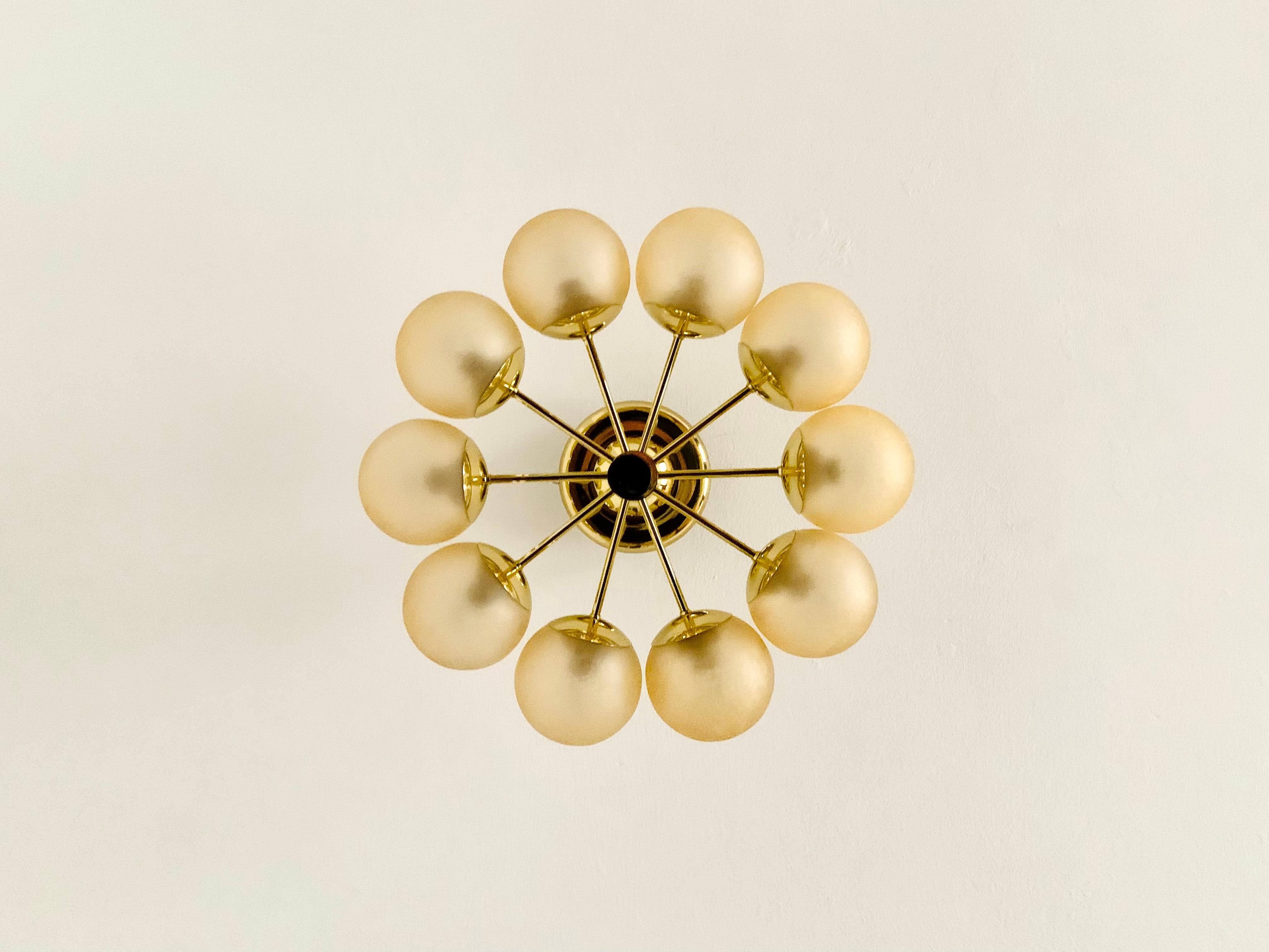 Mid-20th Century Ceiling Lamp from Kaiser Leuchten For Sale