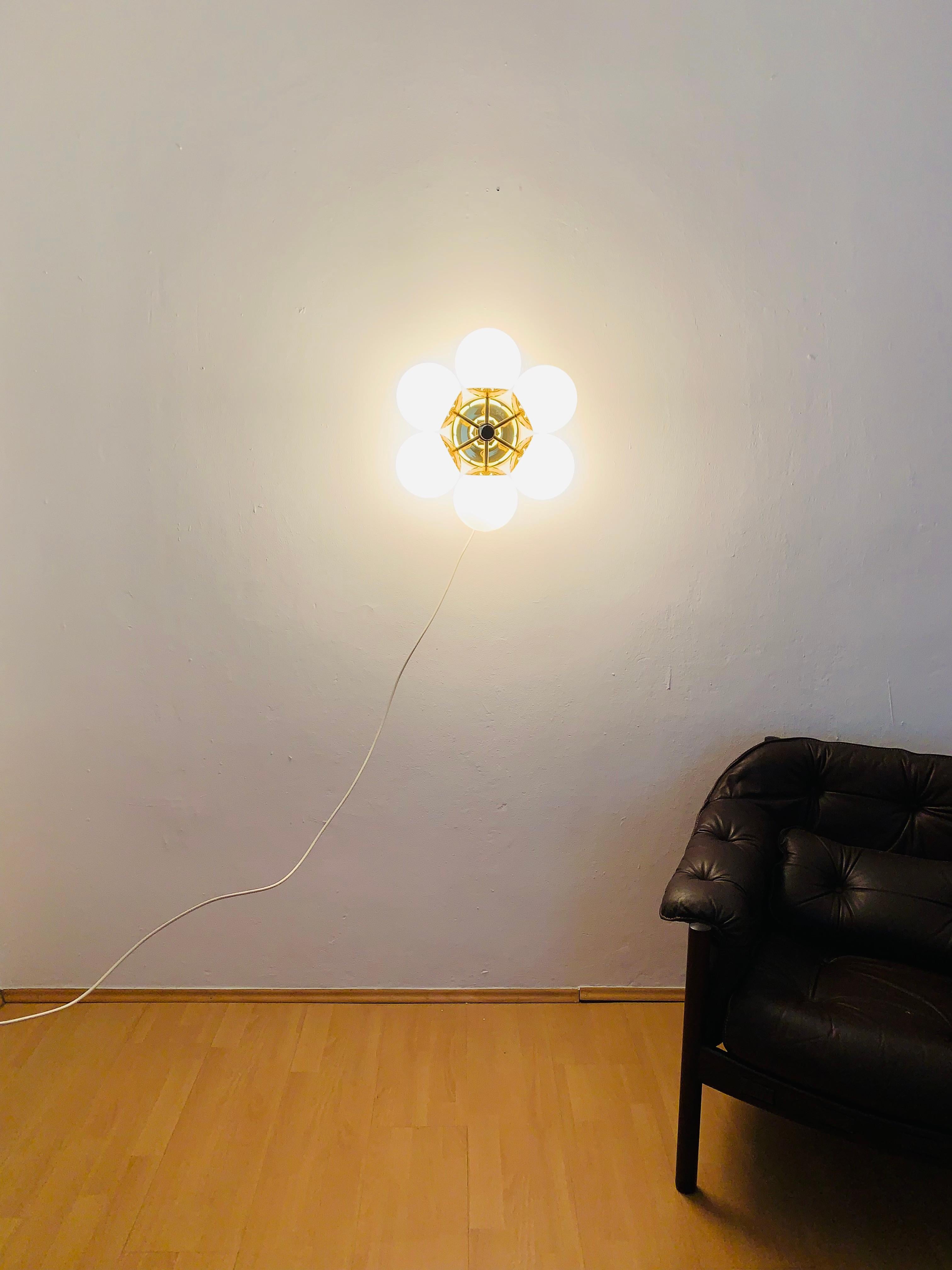 Metal Ceiling Lamp from Kaiser Leuchten For Sale