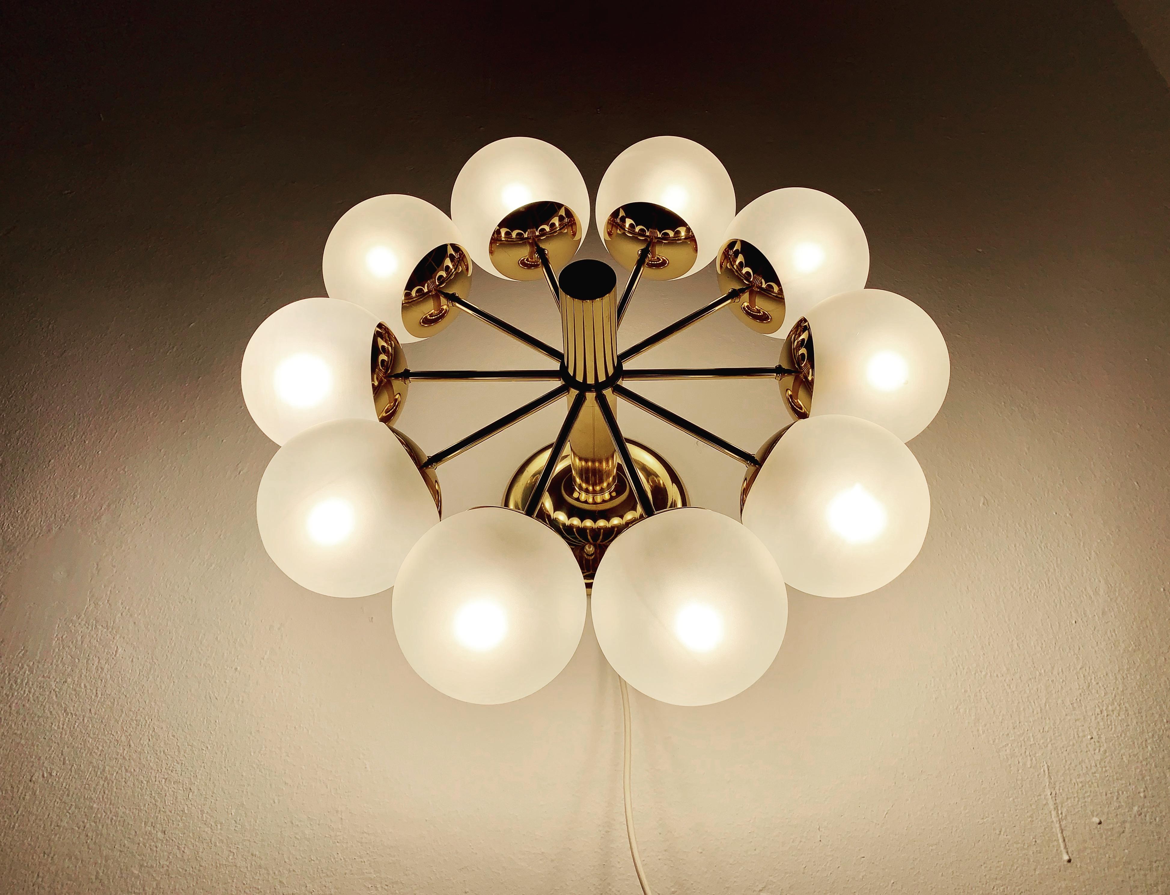 Metal Ceiling Lamp from Kaiser Leuchten For Sale