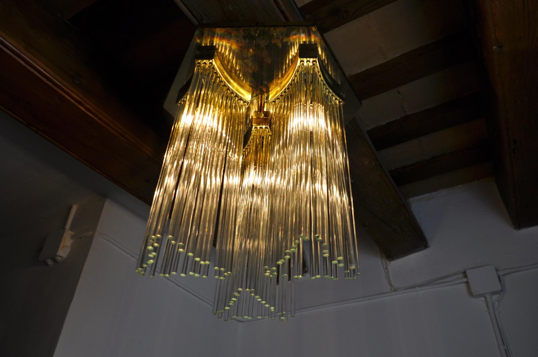 Ceiling Lamp from the Sciolari House Italy 1970 For Sale 1