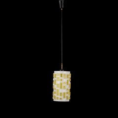 Ceiling Lamp Glass, Italy, 1960s