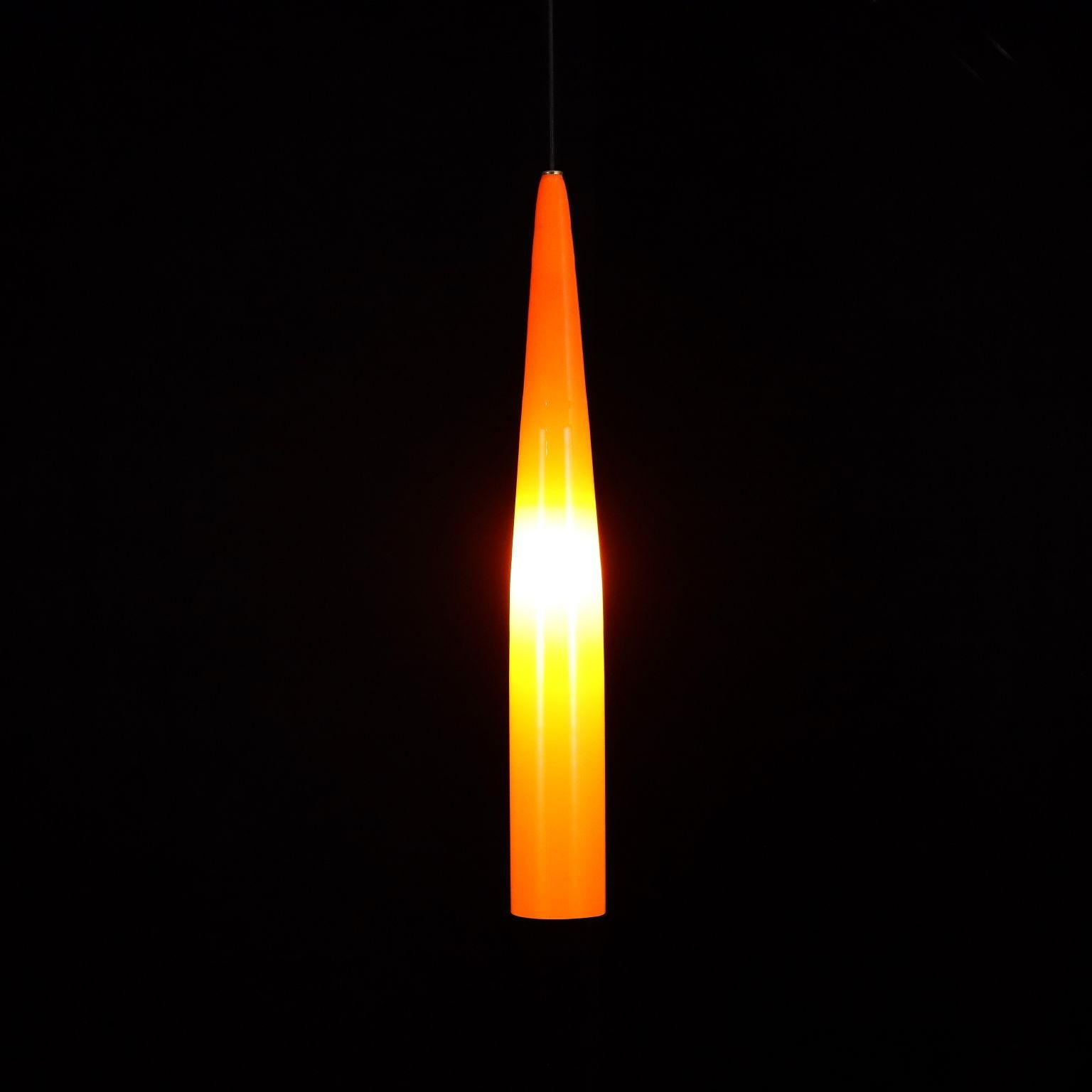 Ceiling Lamp Glass, Italy, 1960s In Good Condition In Milano, IT