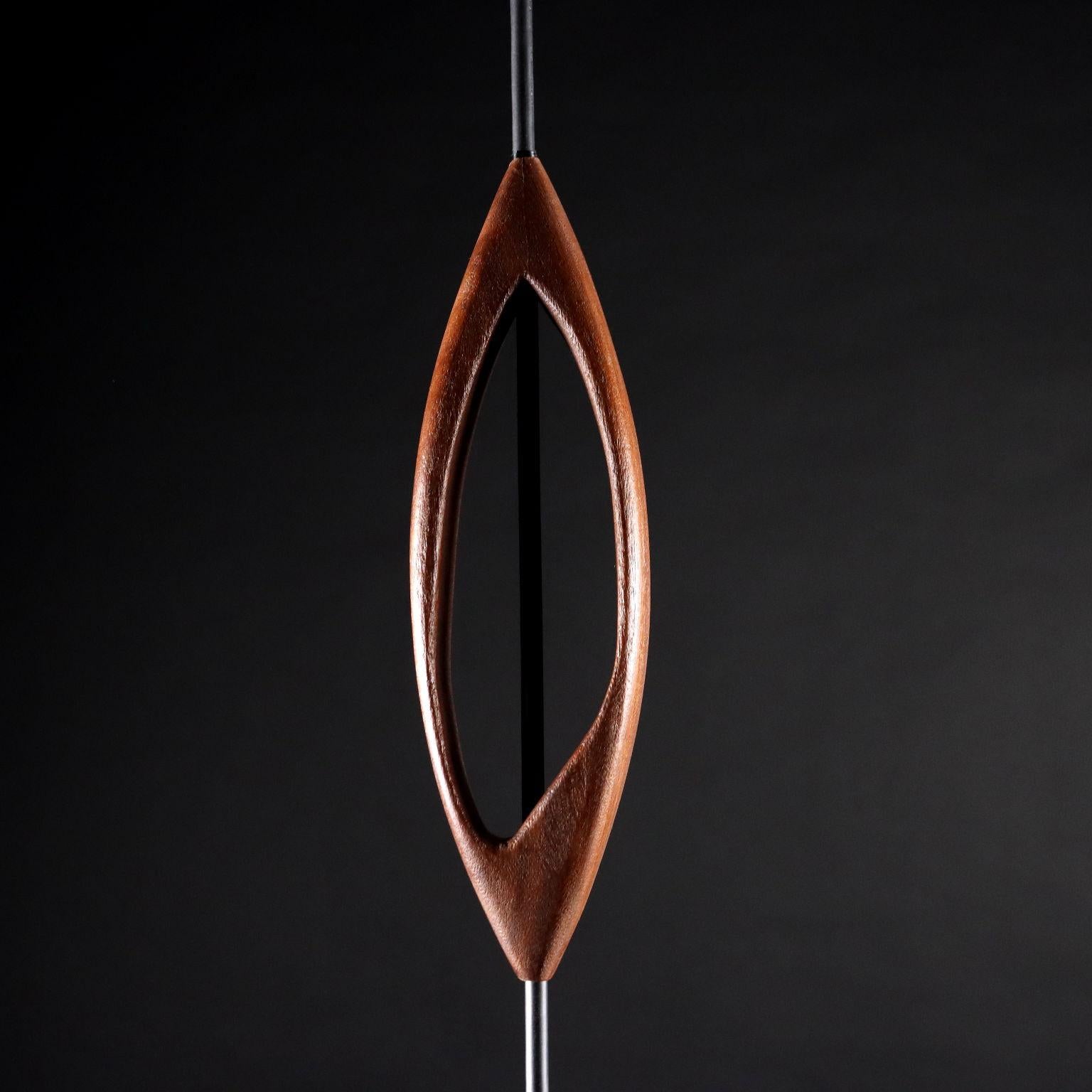 Ottone Lampada da soffitto in vetro, Italia, anni '1960 in vendita