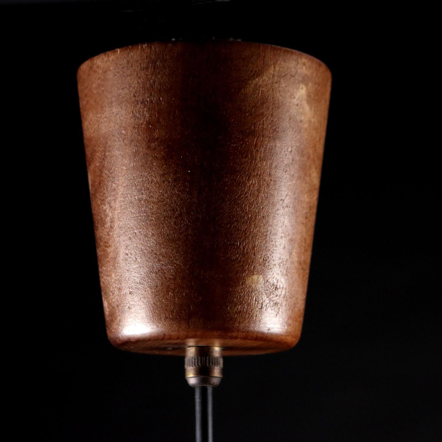 Lampada da soffitto in vetro, Italia, anni '1960 in vendita 1