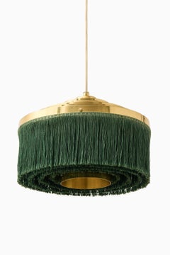 Ceiling Lamp in Brass and Silk Fringes by Hans-Agne Jakobsson, 1950's