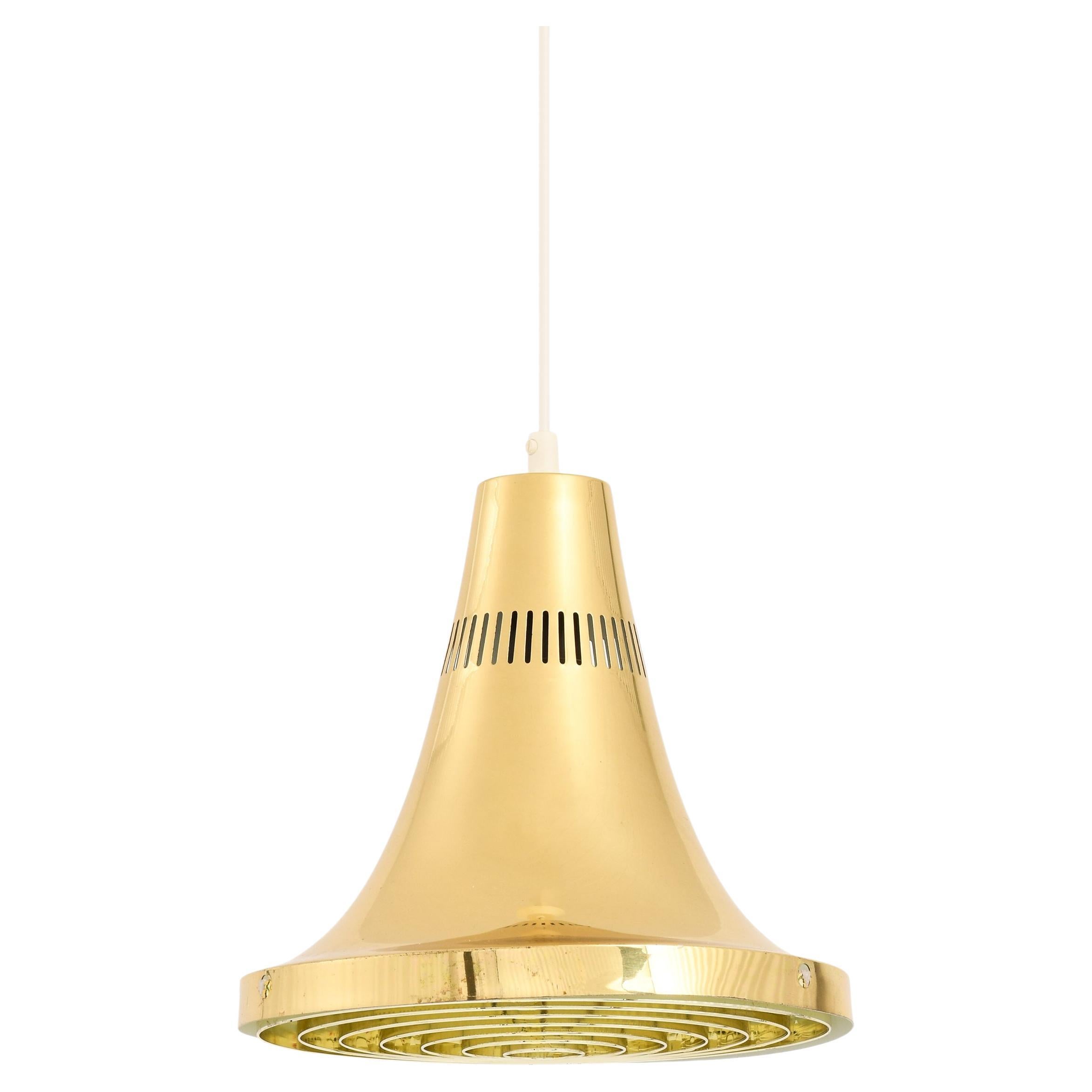 Ceiling Lamp in Brass by Hans-Agne Jakobsson, 1960's For Sale