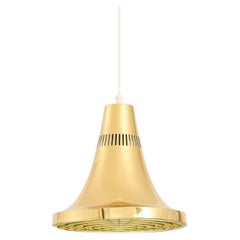 Lampada da soffitto in ottone di Hans-Agne Jakobsson, anni '60