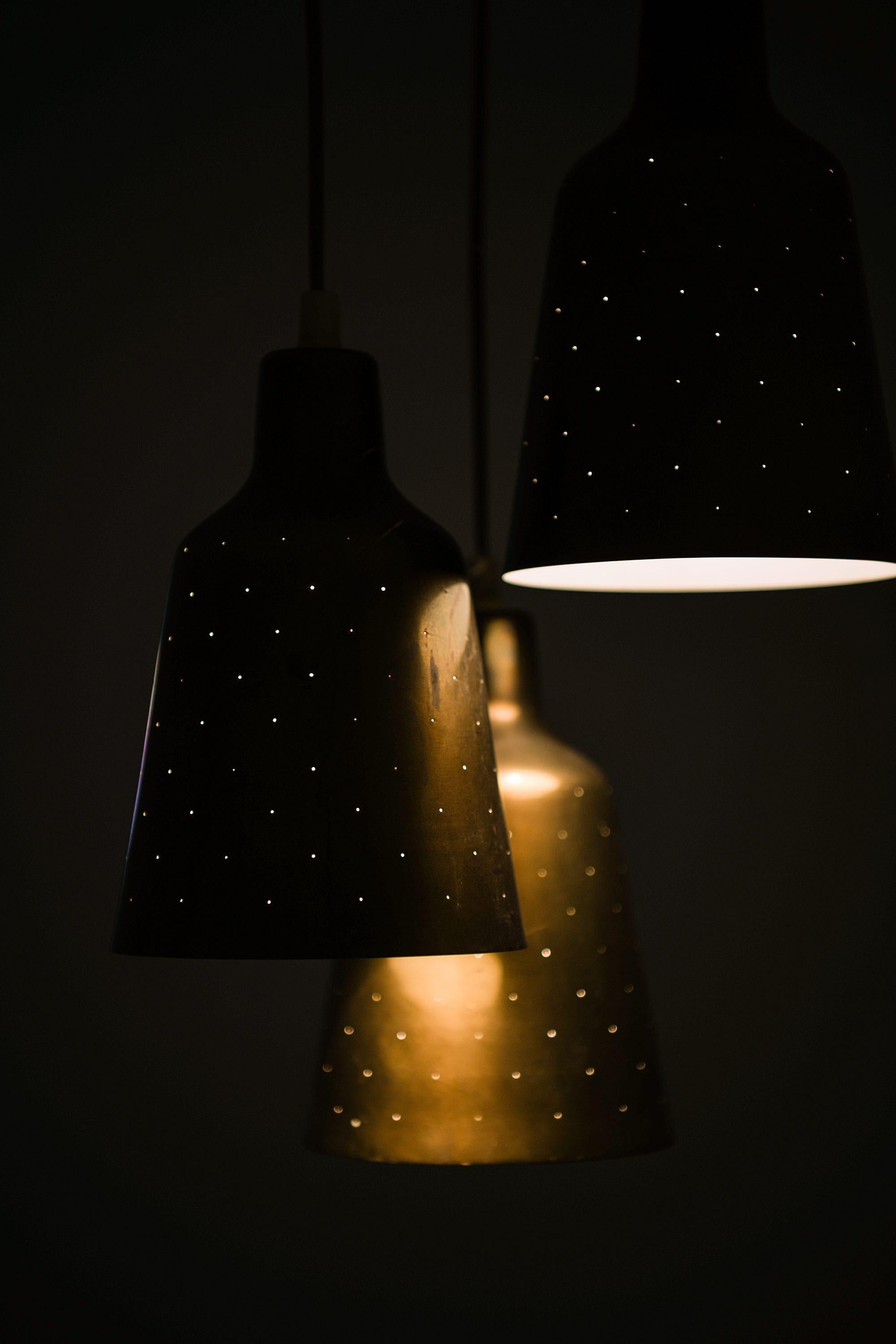 20th Century Ceiling Lamp in Brass by Hans Bergström, 1940's For Sale