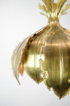 Ceiling Lamp Made In Brass By Sven Aage Holm Sørensen From 1960s