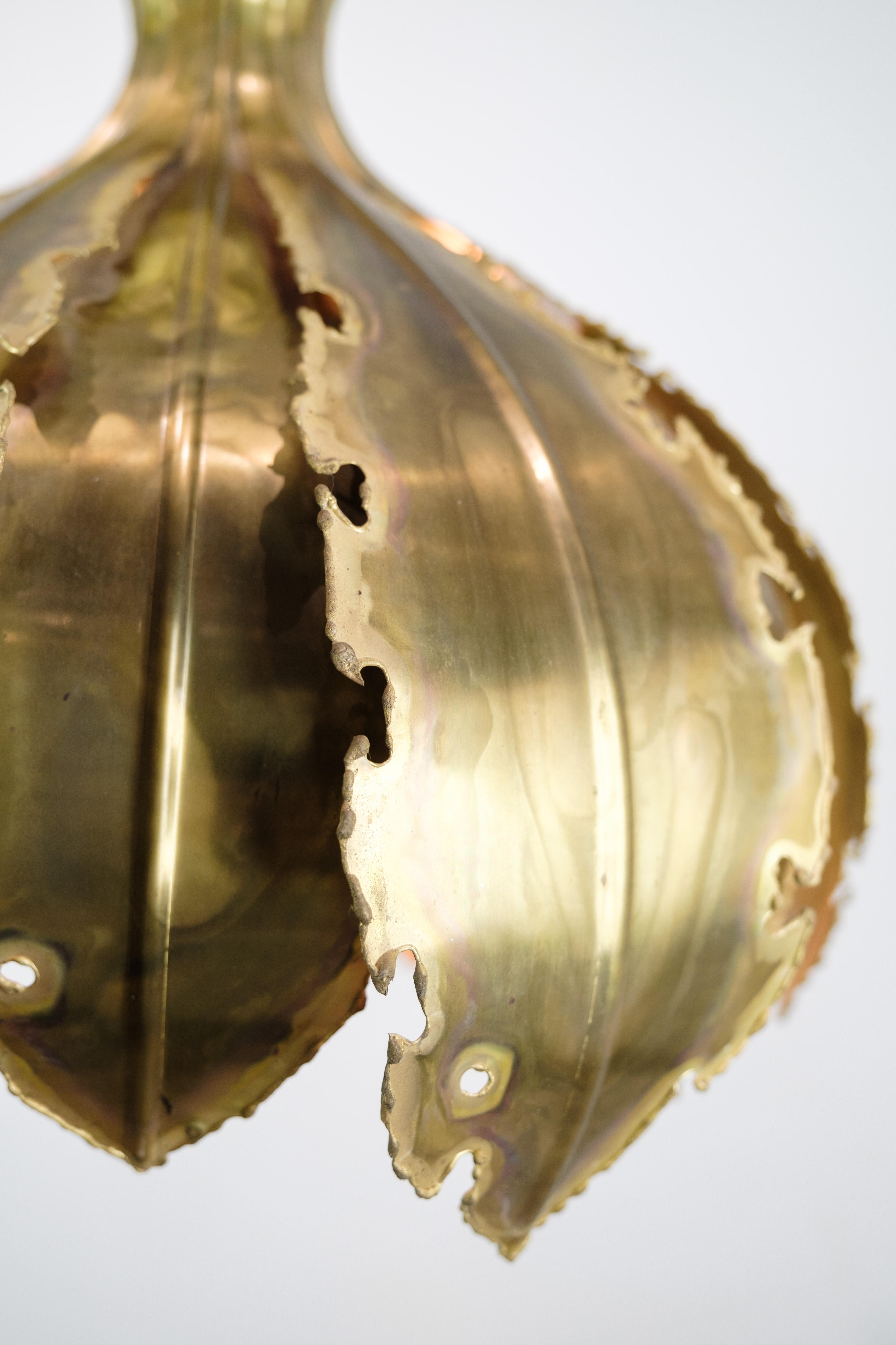 Ceiling lamp In Brass, Designed By Sven Aage Holm Sørensen From 1960s For Sale 2